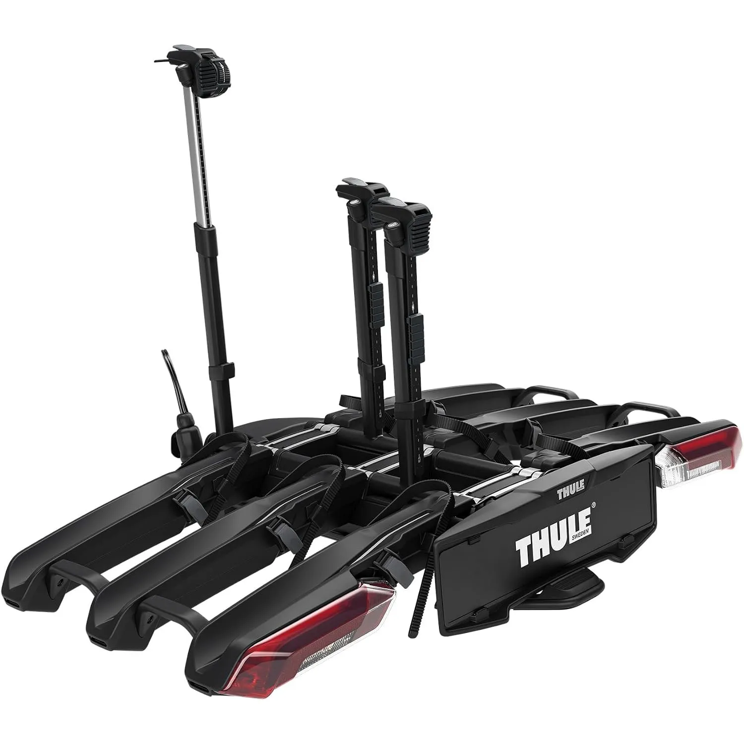 Thule Epos Fahrradträger für Anhängerkupplung 3 Fahrräder, Black