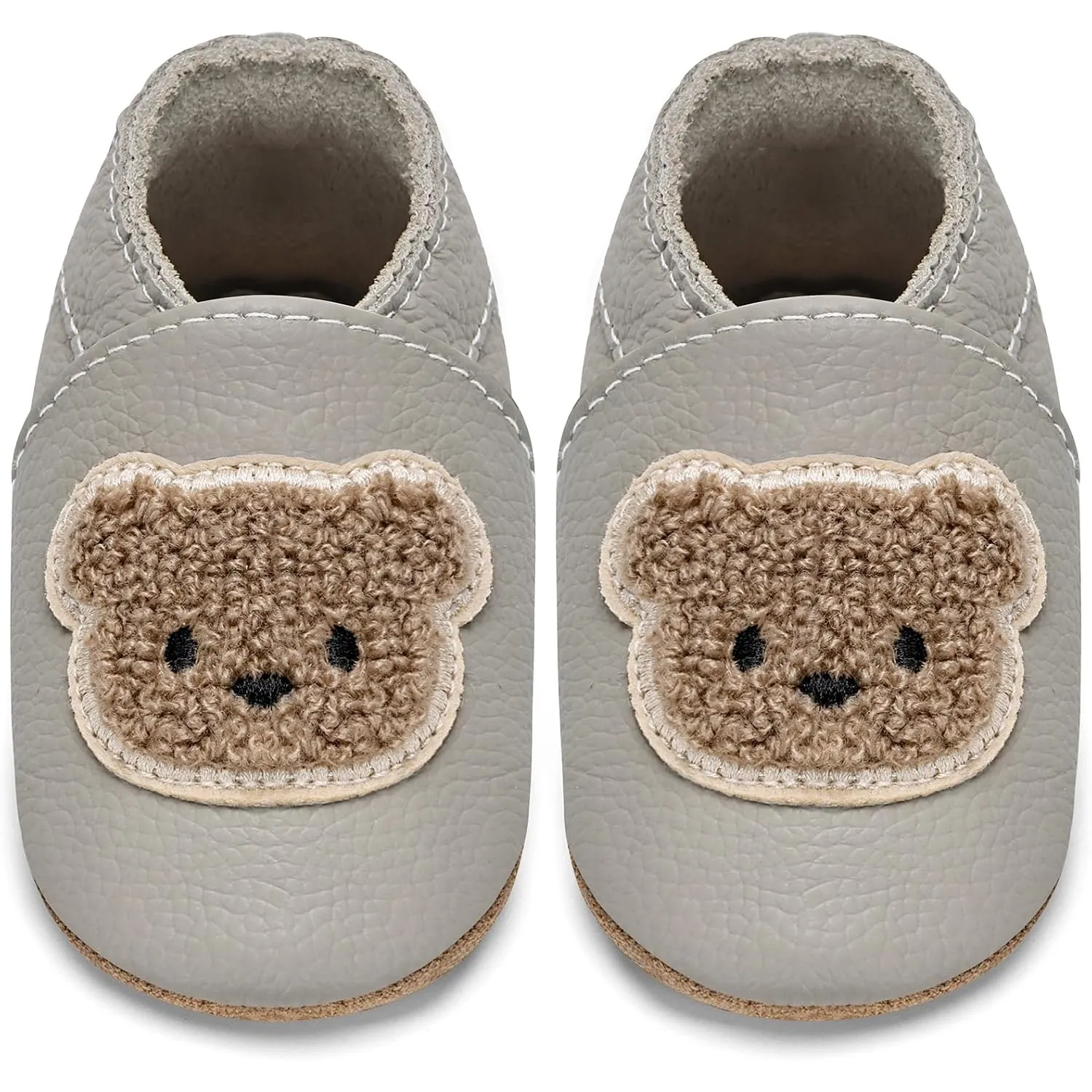 IceUnicorn Krabbelschuhe Baby Lauflernschuhe Jungen Weiche Leder Babyschuhe Kleinkind Lederschuhe mädchen Babyhausschuhe