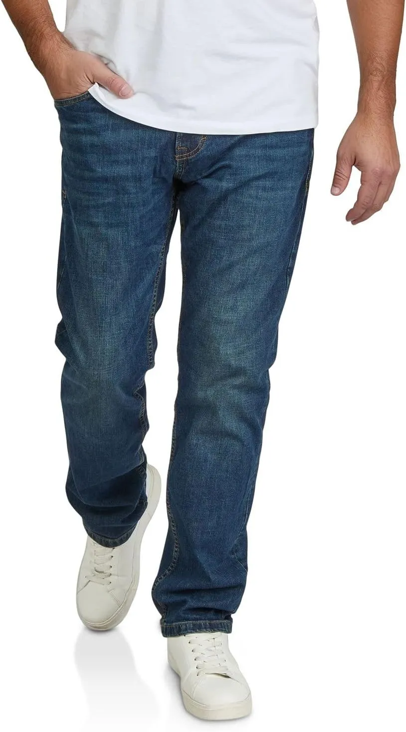TOM TAILOR Jeans Herren Stretch Straight Fit Marvin Jeanshose Hose Denim Blau Schwarz 30 31 32 33 34 36 38 40 42