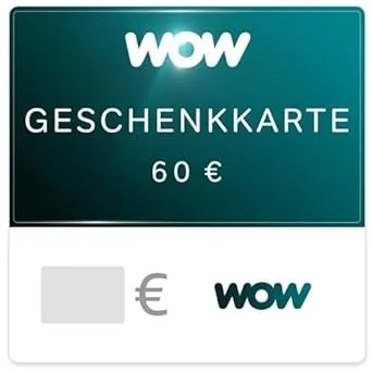 WOW Streaming Guthabenkarte - für Deutschland - per E-Mail