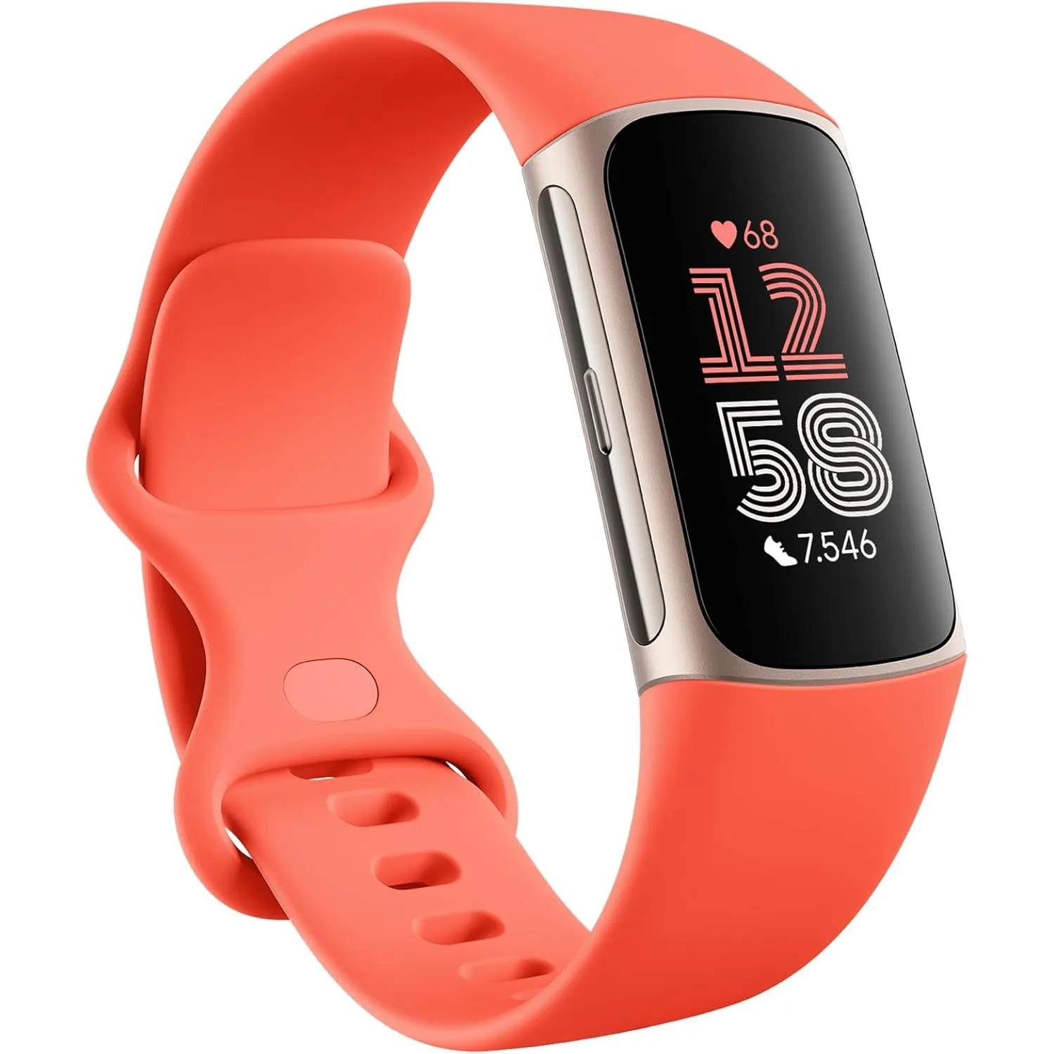 Fitbit Google Charge 6 Aktivitätstracker enthält eine 3 monatige Google Health Premium Mitgliedschaft, 7 Tage Akkulaufz…