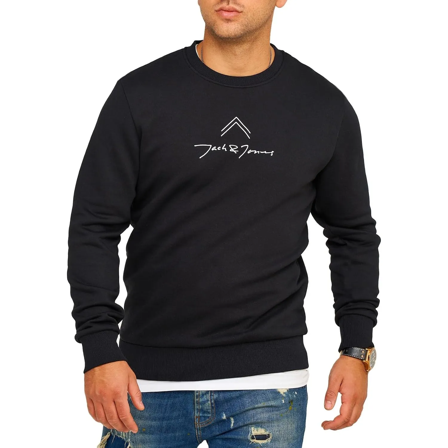 JACK & JONES Infinity Herren Sweatshirt Austin Pullover Sweater