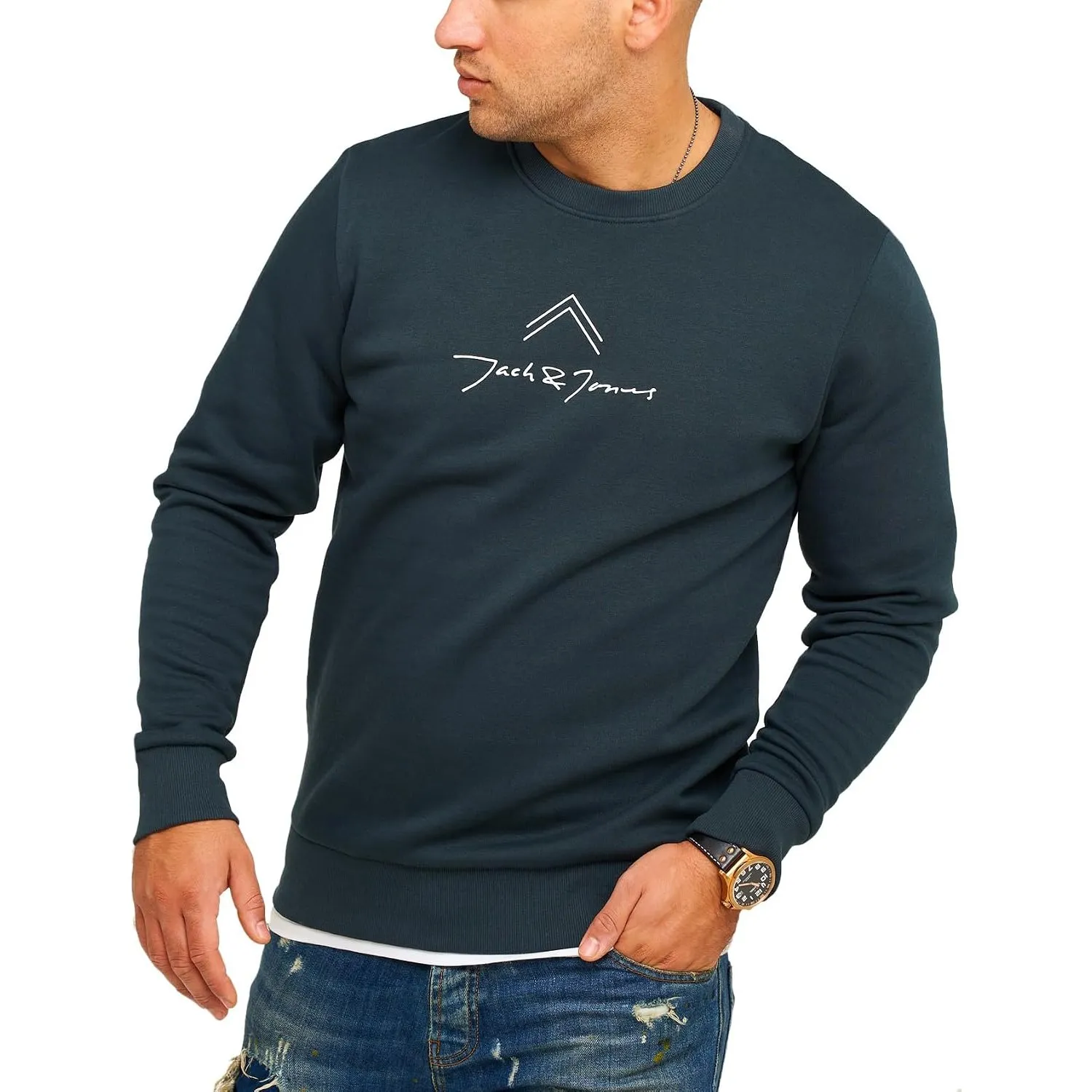 JACK & JONES Infinity Herren Sweatshirt Austin Pullover Sweater