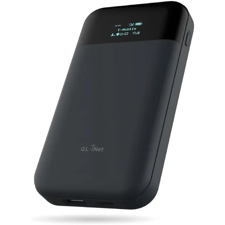 GL.iNet GL-E750V2 MUDI Tragbarer 4G LTE Reise-Router, SIM-Kartensteckplatz | 4G LTE Router SIM-Slot, OpenWrt OpenVPN Wi…