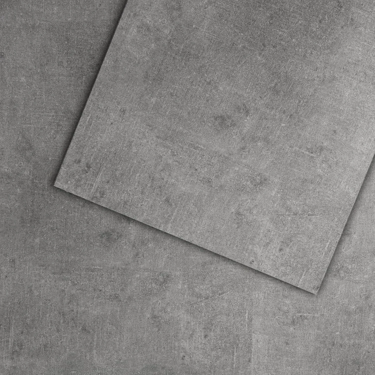 Mulgreat - PVC Bodenbelag Galena - Selbstklebende Vinyl-Fliesen - Vinylboden - Betoneffekt - Grau- 60,96 cm x 30,48 cm …