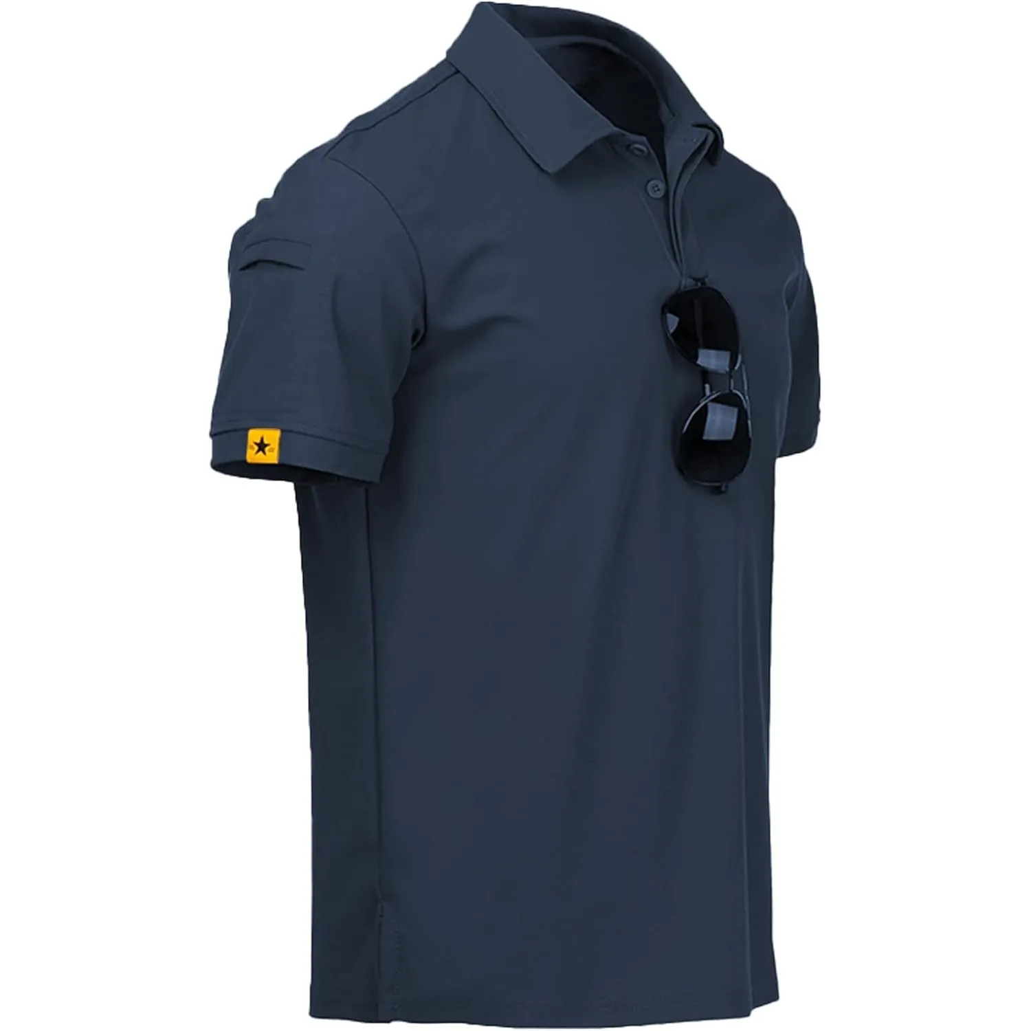 JACKETOWN Poloshirts Herren Kurzarm Atmungsaktives Schnelltrocknend Poloshirts Männer Tennis Sommer Knopfleiste T-Shirt…