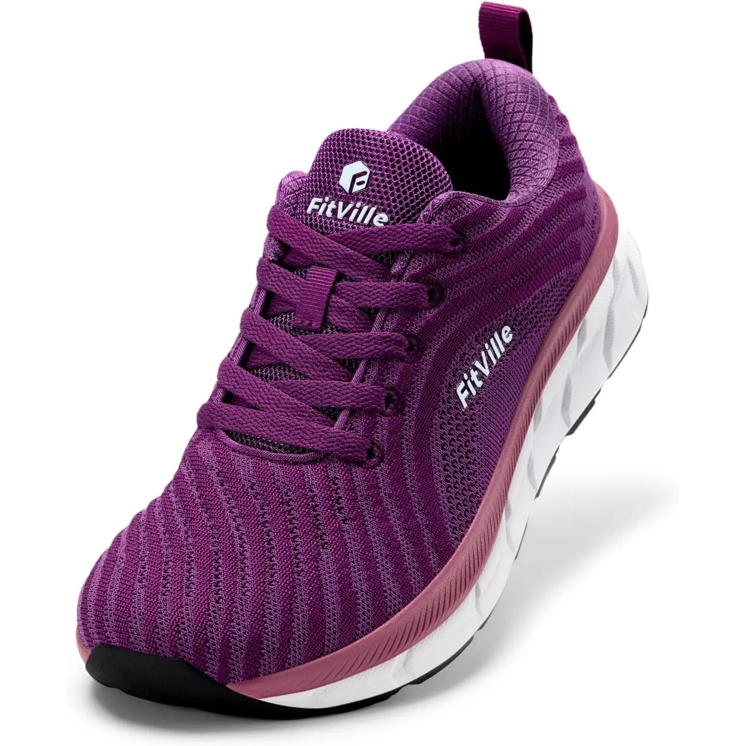 FitVille Damen Laufschuhe Weit Turnschuhe Atmungsaktiv Sportschuhe Leichte Joggingschuhe Sneaker Bequeme Walking Schuhe