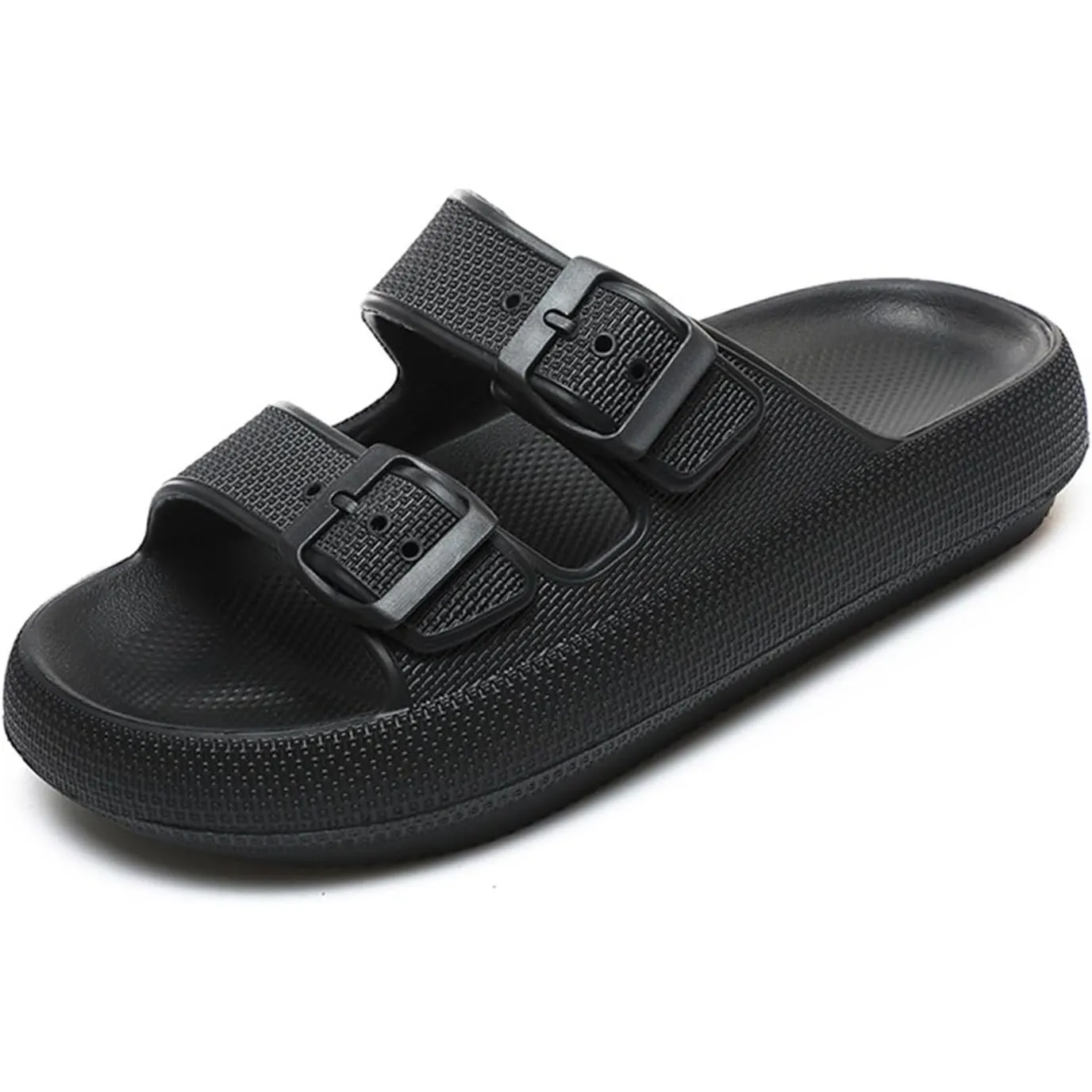 Cozyslides Original Damen Herren,Wolkenschuhe Damen Sandalen mit Verstellbaren Schnallen Rutschfest Schnell Trocknend S…