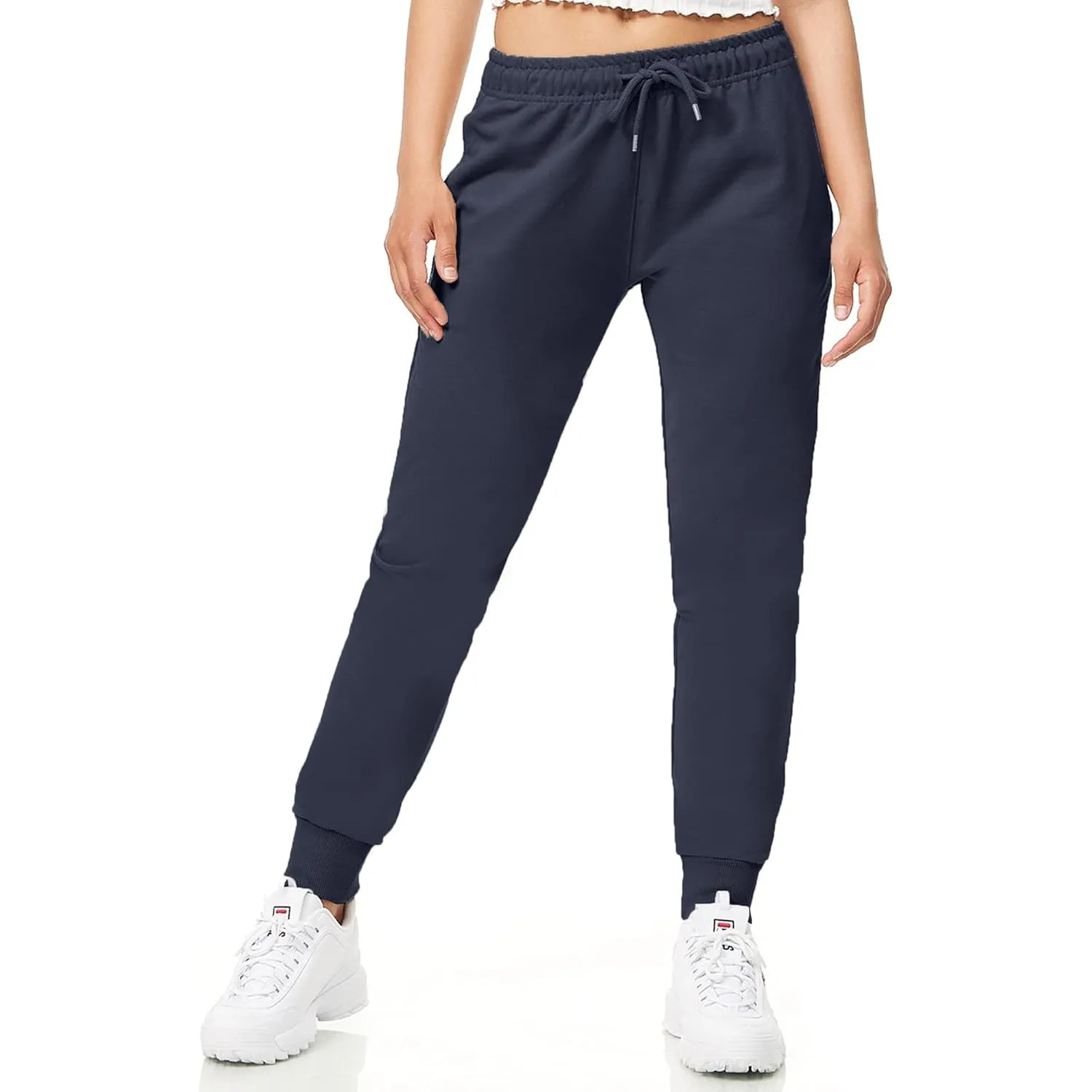 ROSS CAMP Jogginghose Damen - Sporthose Frauen Baumwolle, Trainingshose Fitness High Waist, Sweatpants Slim Fit Freizei…