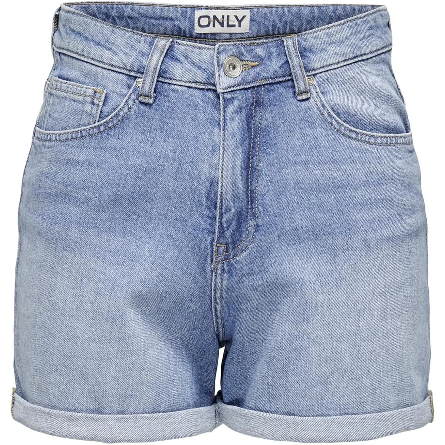 ONLY Female Jeans-Shorts ONLJOSEPHINE Hohe Taille Normal geschnitten Shorts | Denim shorts