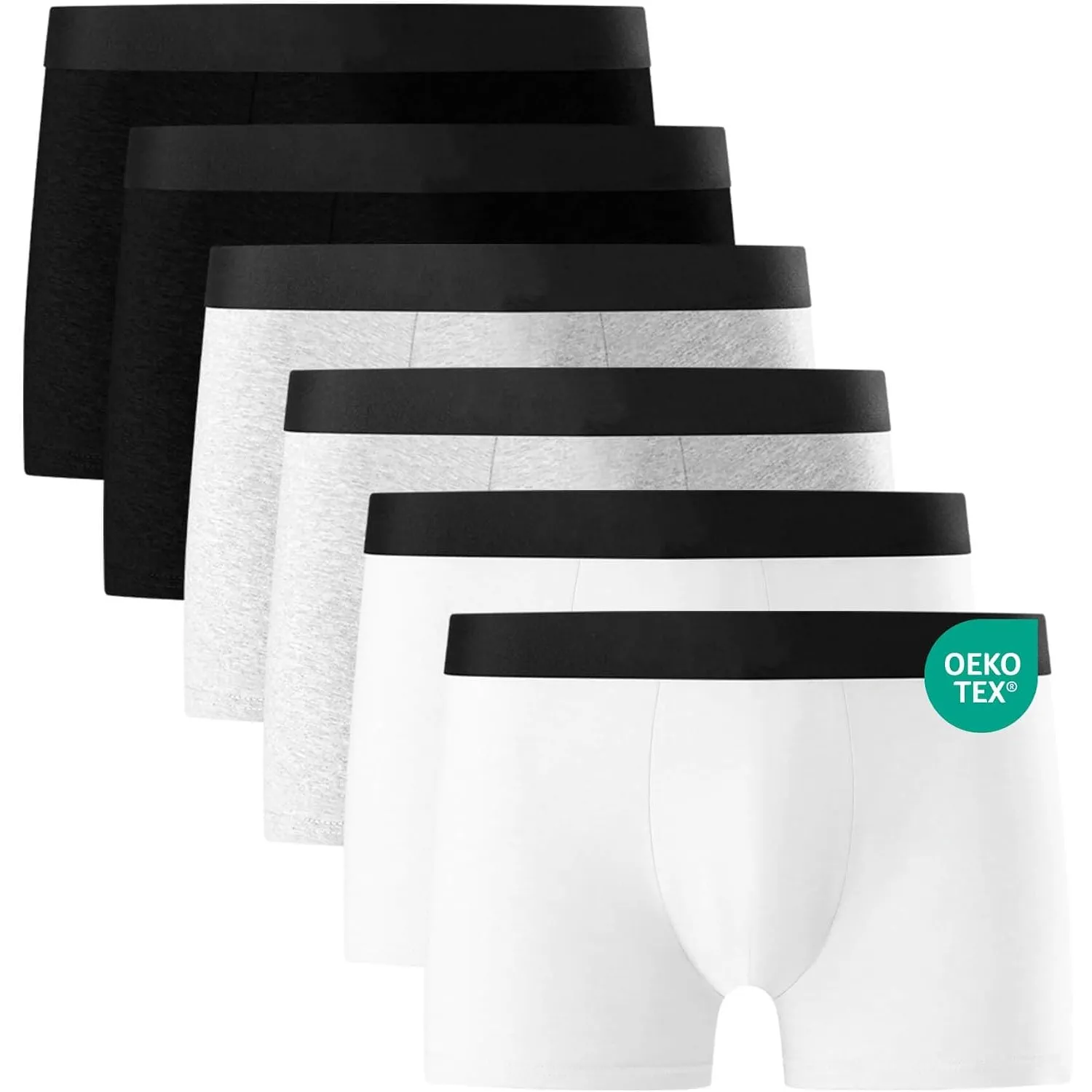 Falechay Boxershorts Herren 6er Pack Unterhosen Ohne Kratzenden Zettel