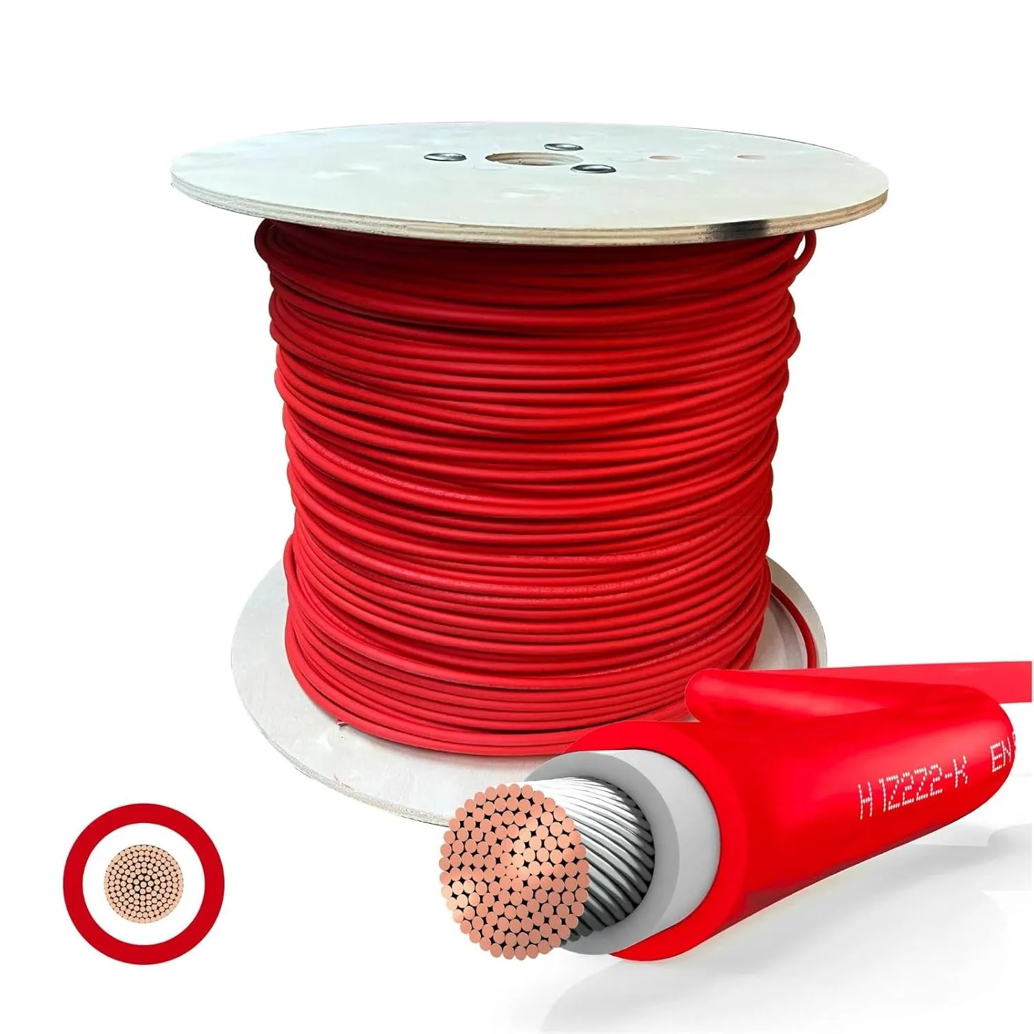 SOLARTRONICS Meterware Solarkabel 6mm² 50m Flexibel, Robust, Rot
