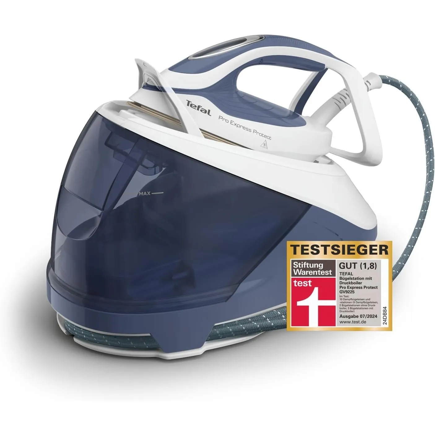 Tefal Pro Express Protect Dampfbügelstation, 7,6 Bar Dampfdruck