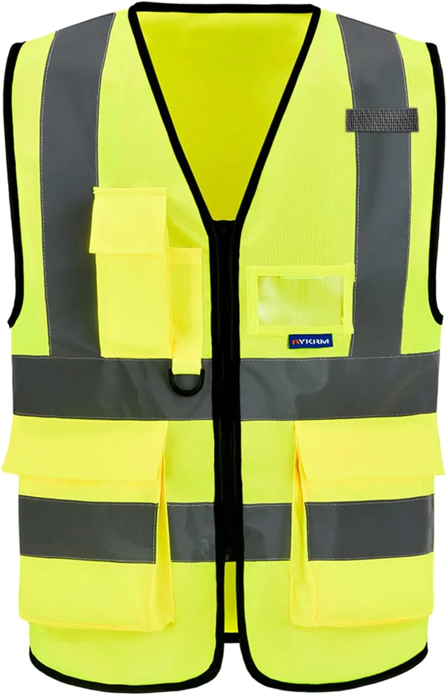 AYKRM 21 Farben Sicherheitsweste Warnweste Reflektierendes WarnschutzWeste Warnweste mit Reflektorstreifen mit Reißvers…
