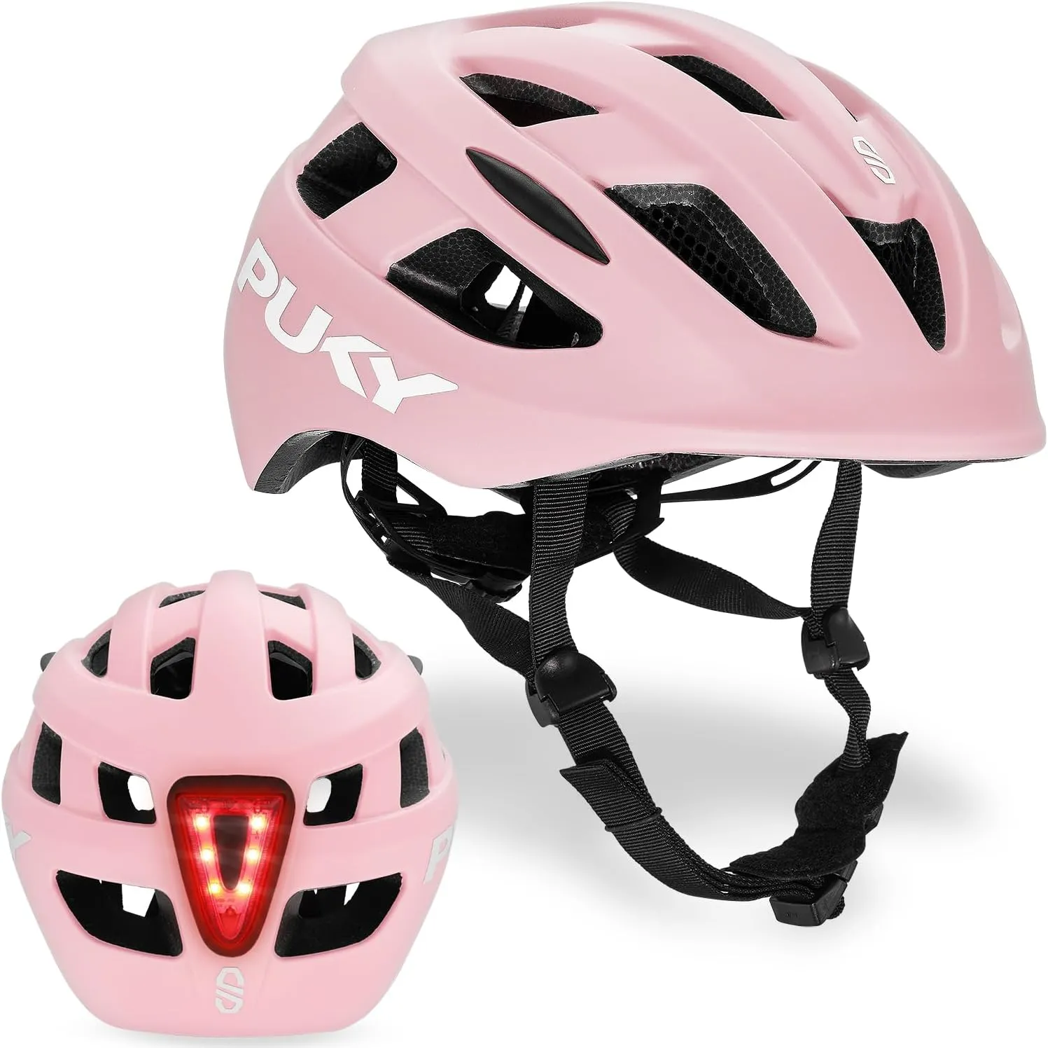 PUKY Helmet | Kinder Fahrradhelm S: 48-55 cm/M: 54-58cm | Leichtgewicht 220g | Maximaler Schutz & Belüftung | 360° Sich…