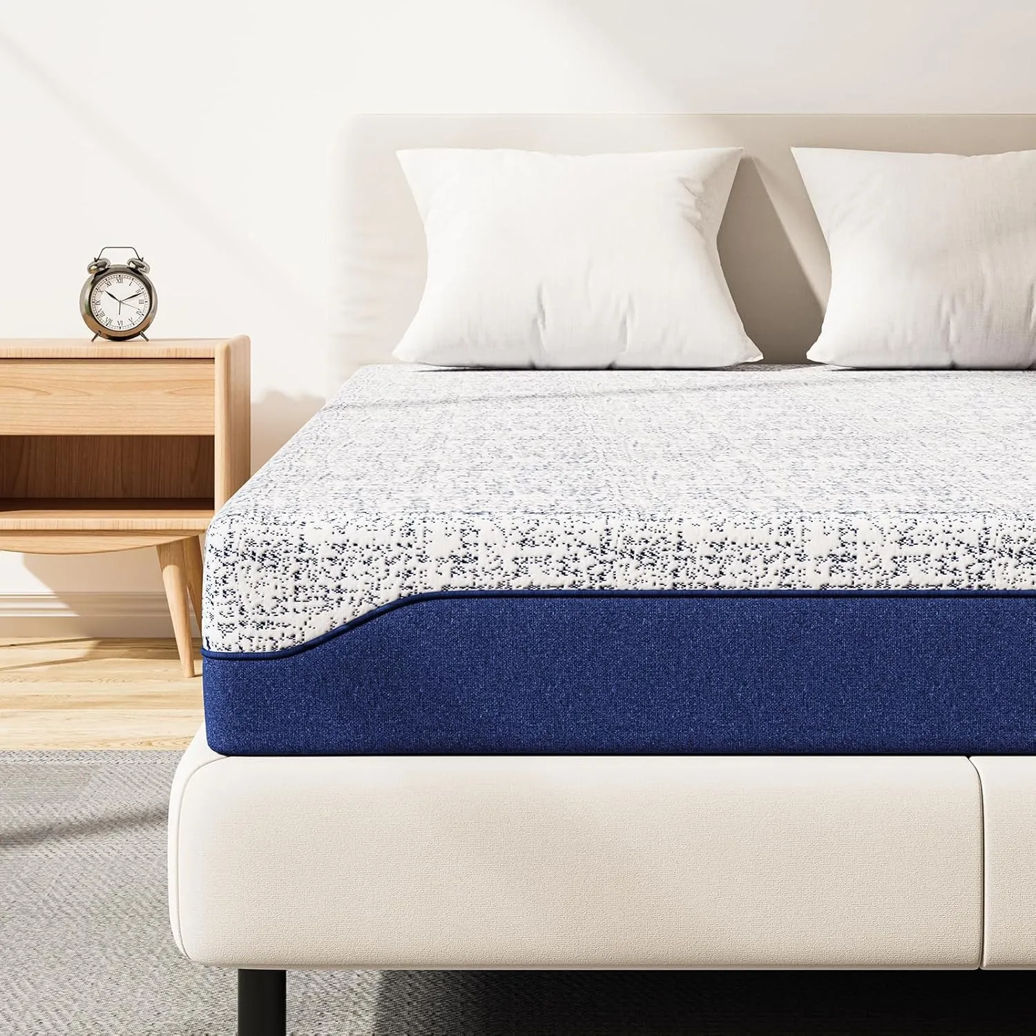 BedStory Matratze 160x200 cm, 2 Härtegrade H3-H4 & H5, 20cm hoch, Gel Memoryfoam Kaltschaum 7-Zonen Schaumstoffmatratze…