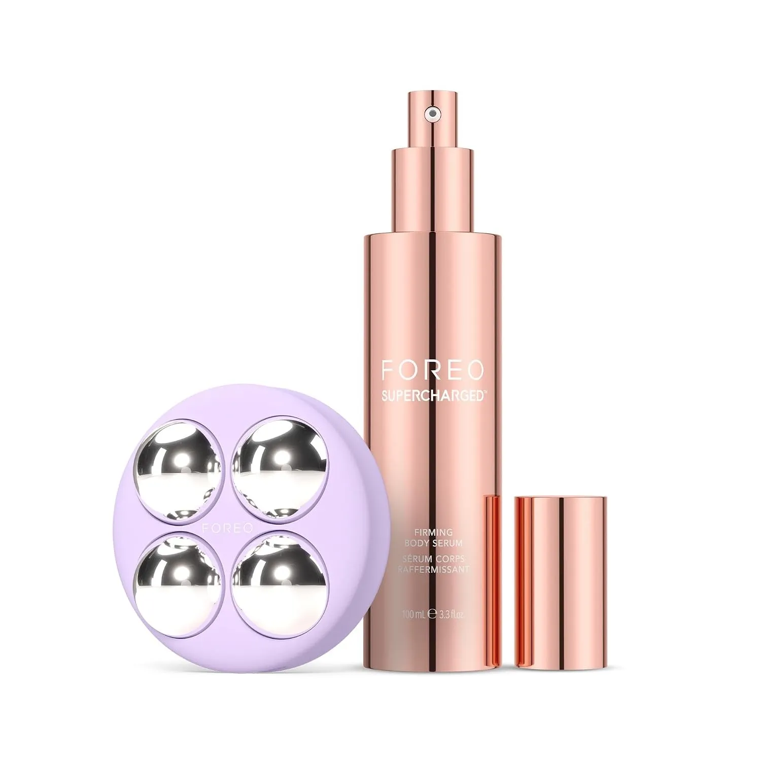 FOREO BEAR 2 body Körpermassage + Leitfähiges Straffungsserum, Lavander
