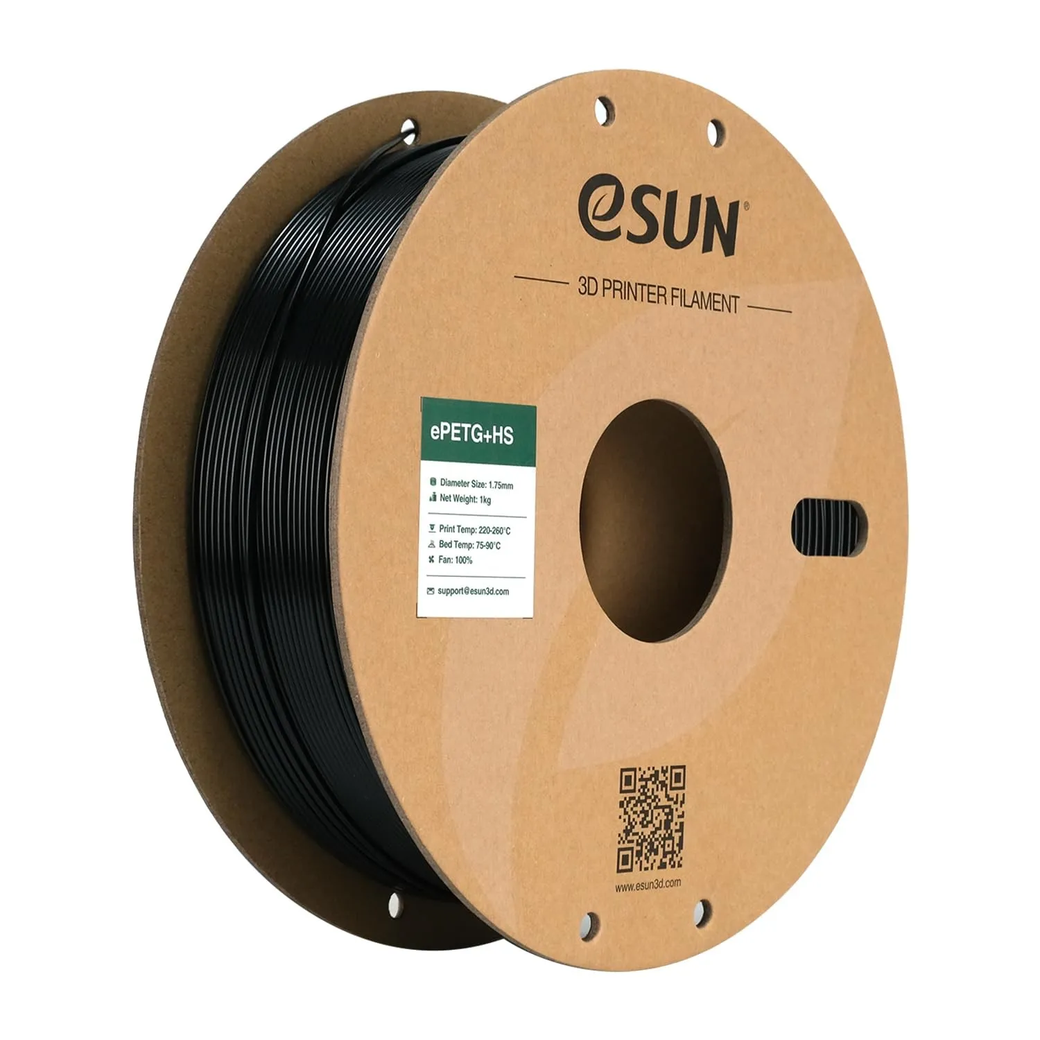 eSUN PETG Filament 1.75mm, PETG+HS Hochgeschwindigkeits 3D Drucker Filament, Maßgenauigkeit +/- 0.03mm, 1KG Spule (2.2 …