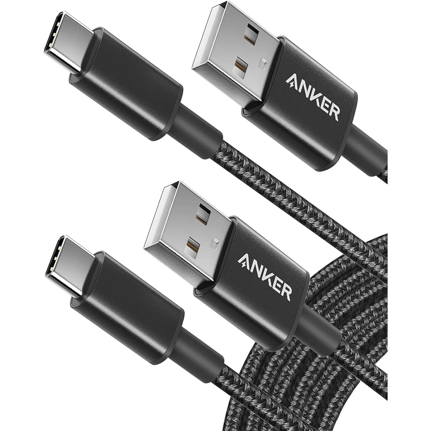 Anker USB auf USB C kabel 3.1A Nylon geflochten [2 Stück 3m]
