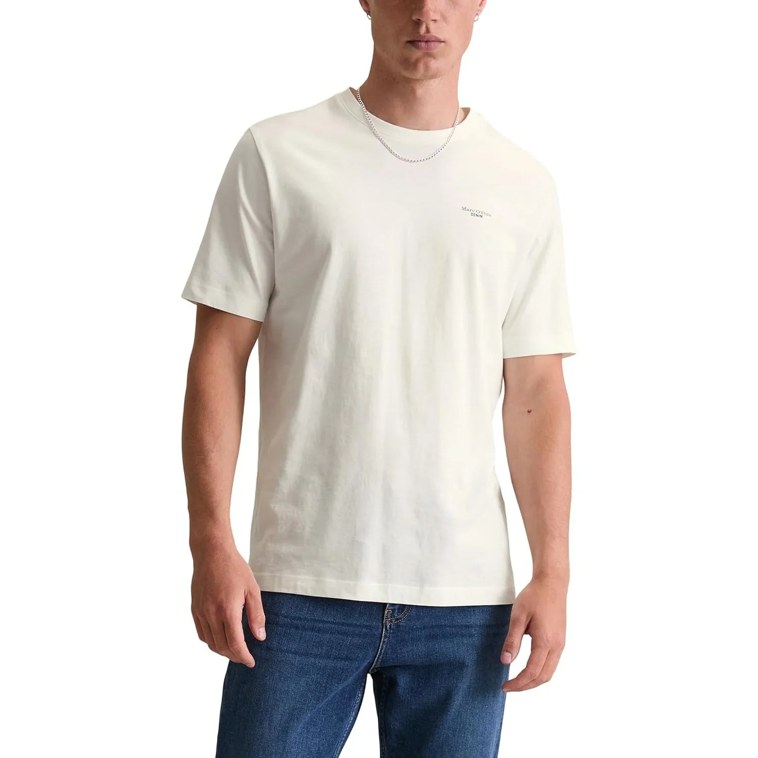 Marc O'Polo T-Shirt Regular | Hose im 5-Pocket-Style. Aus weichem Baumwolle-Viskose-Mix mit Stretchanteil.