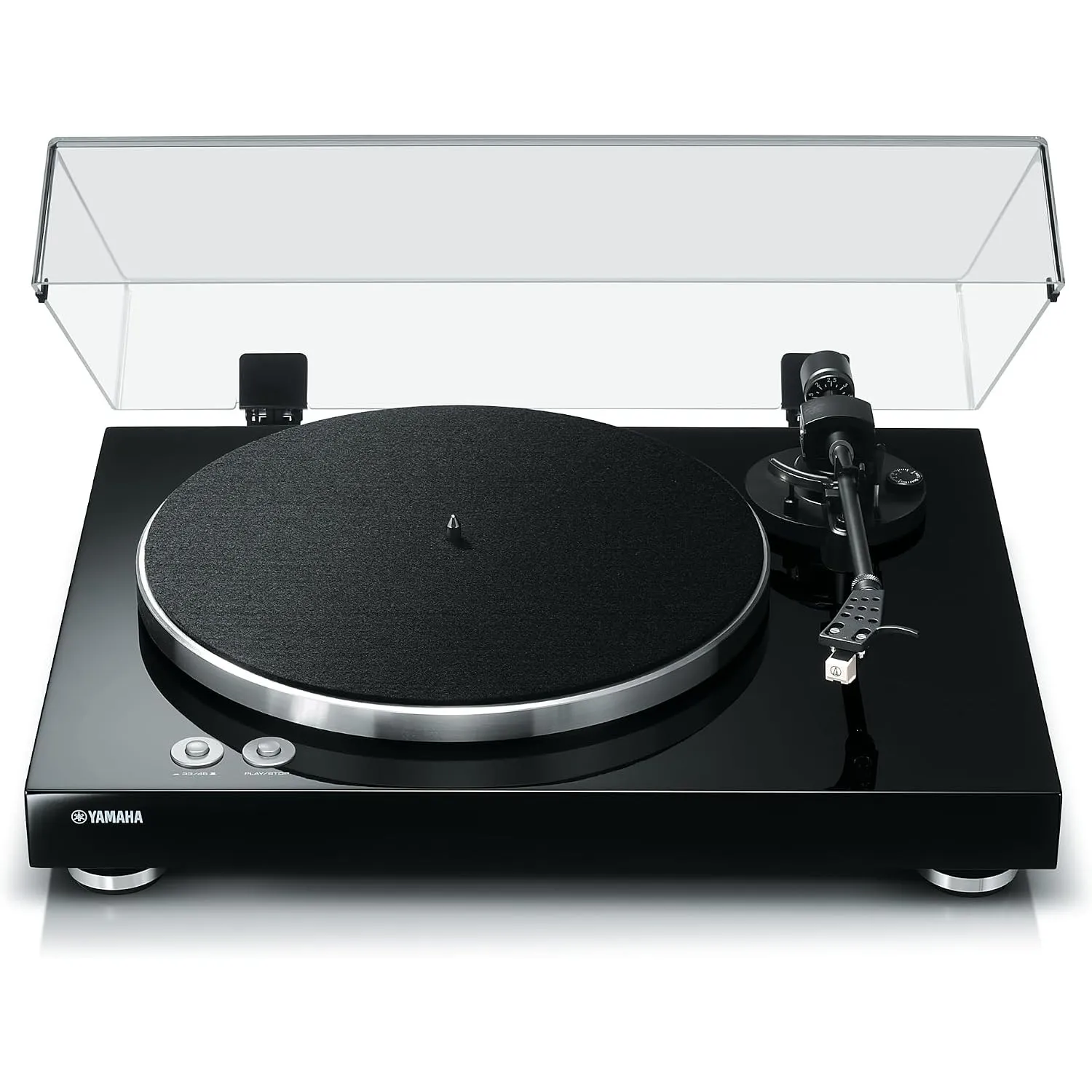 Yamaha TT-S303 HiFi-Plattenspieler mit Riemenantrieb für Vinyl, integriertem Vorverstärker und umschaltbarem Phono- und…