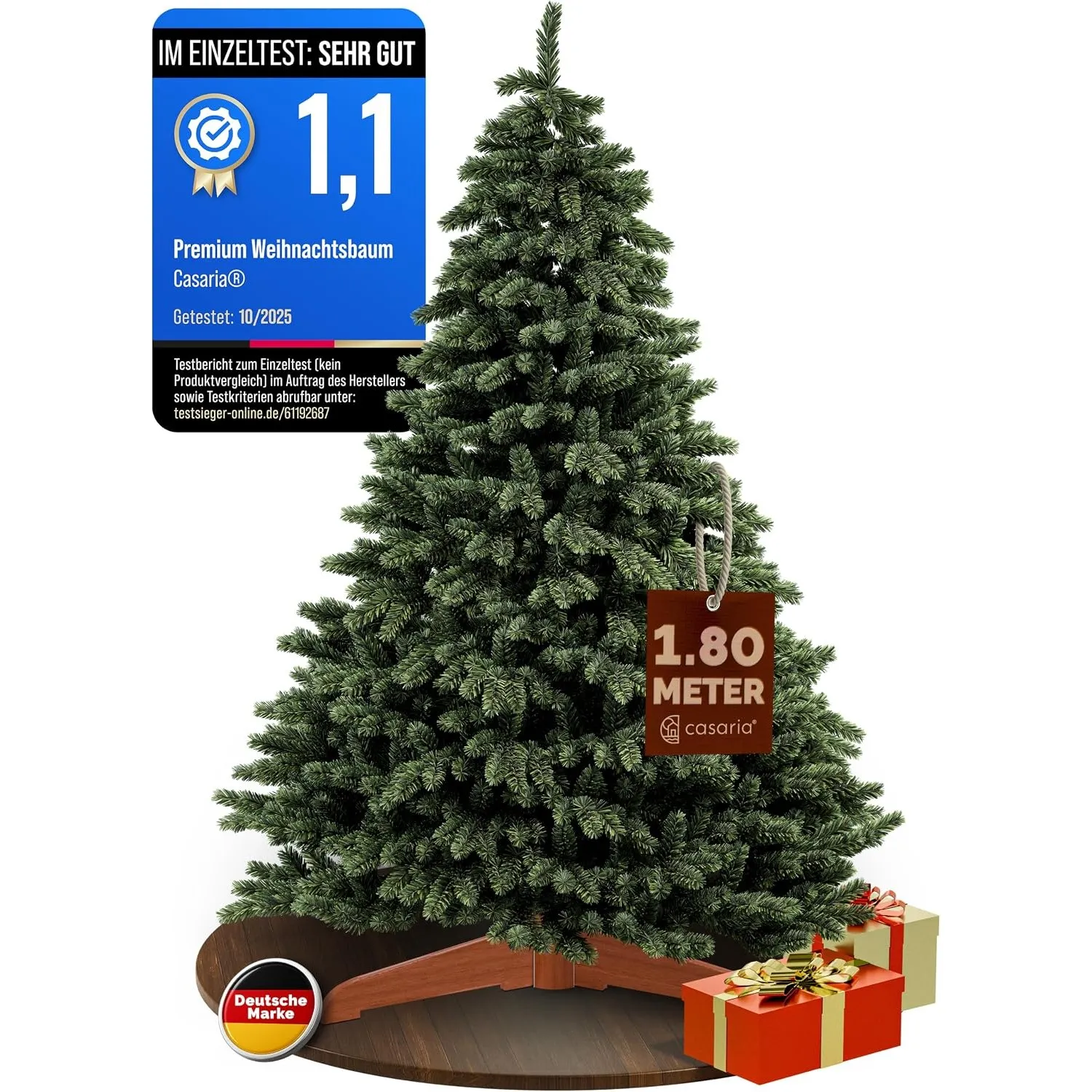 CASARIA Premium Weihnachtsbaum Künstlich XL 180cm