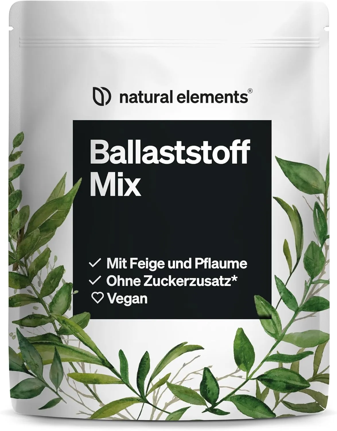 natural elements Fibre Mix - 600 g - 9 Natural Sources - With Inulin and Acacia Fibre - Vegan, No Added Sugar (Contains…