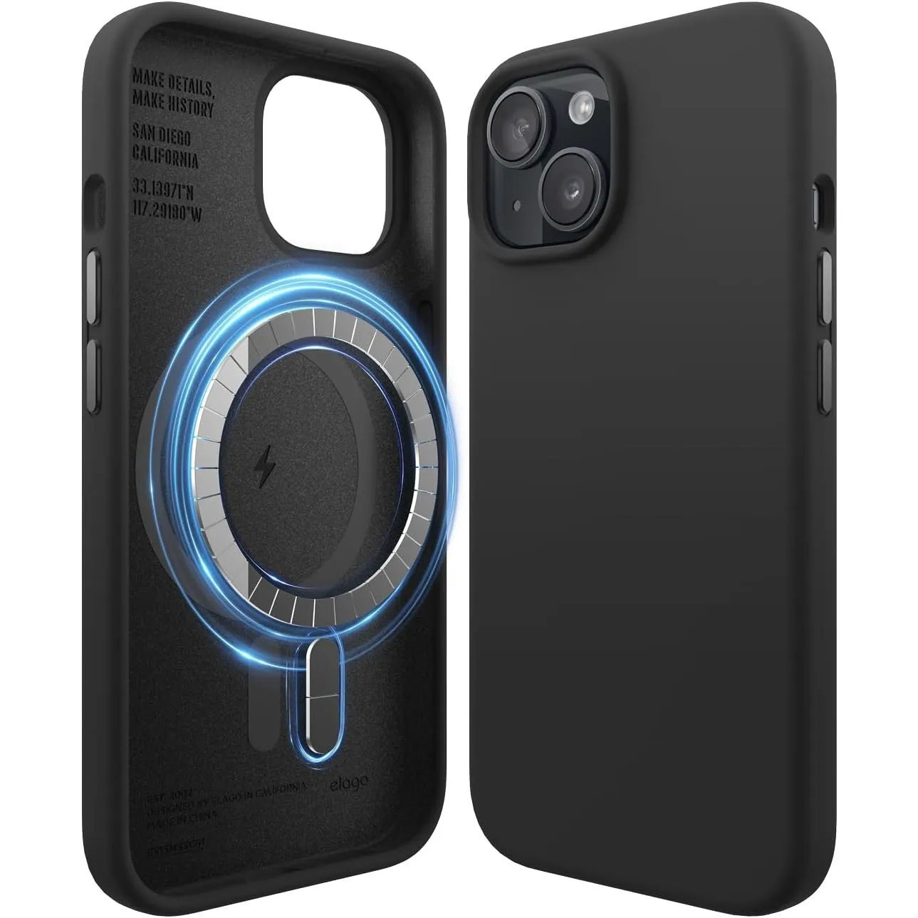 elago Magnetische Silikon Hülle für iPhone 15