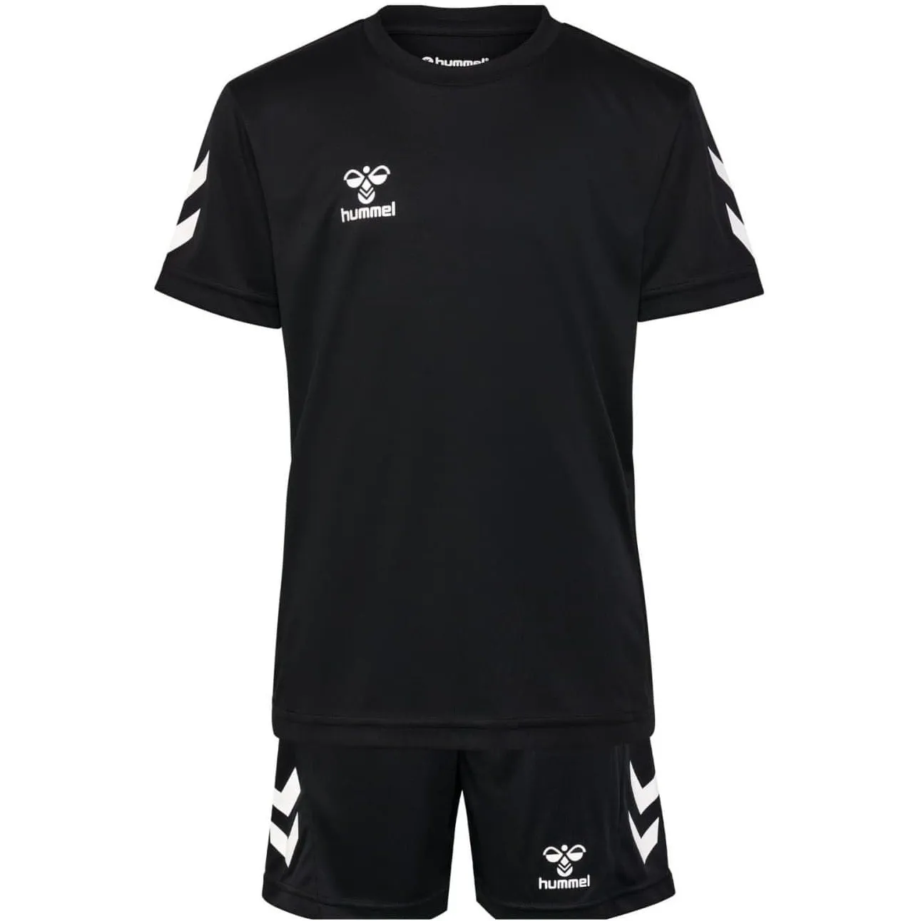 hummel Logo Set Trainingsanzug Kinder - Trikot - Sportanzug für Jungen und Mädchen - Training & Fußball Set mit Shorts …