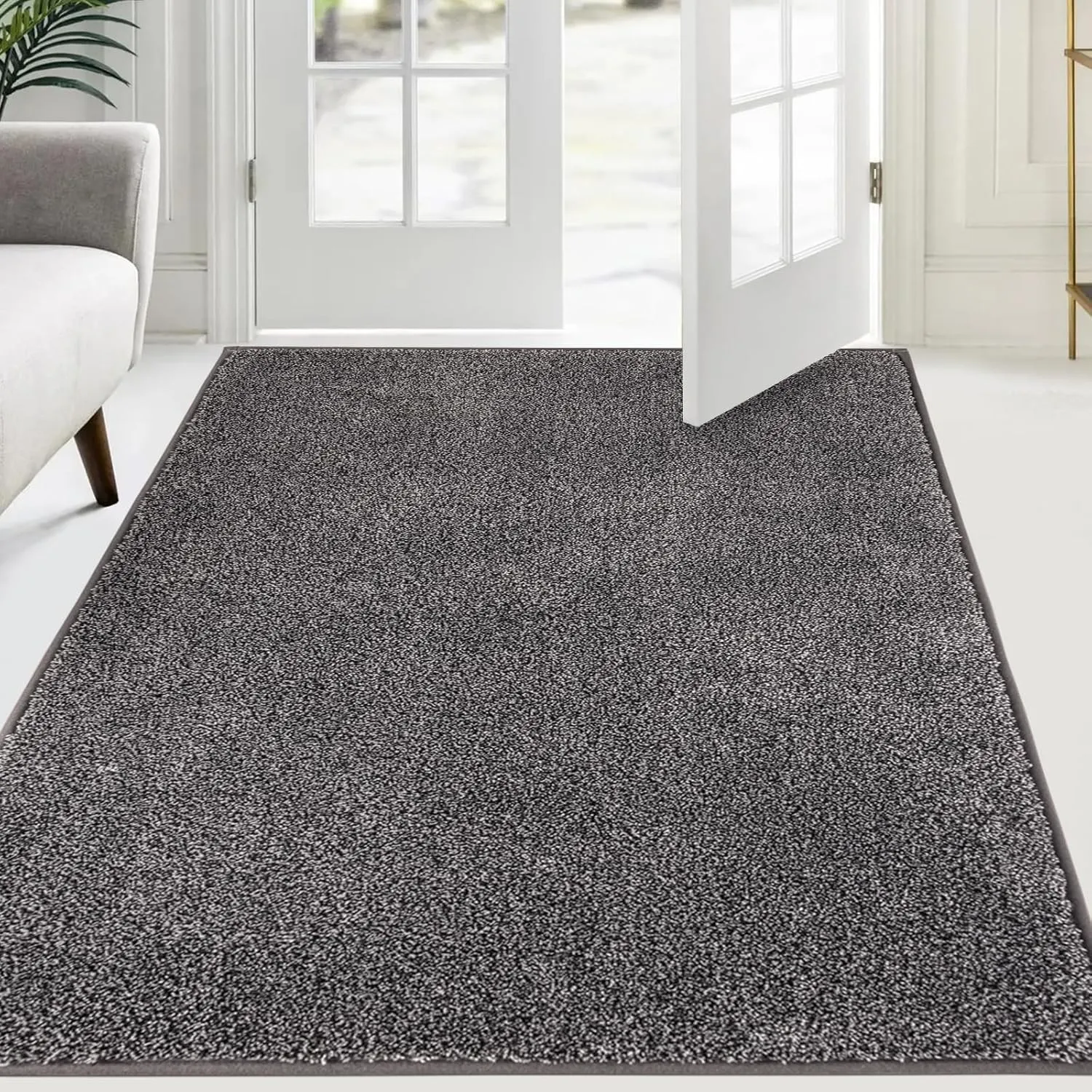 FCSDETAIL Teppich 137 x 210 cm,Schmutzfangmatte Innen, Fußmatte | Eingangstürmatte, Fussmatte Waschbarer für Haustür, F…