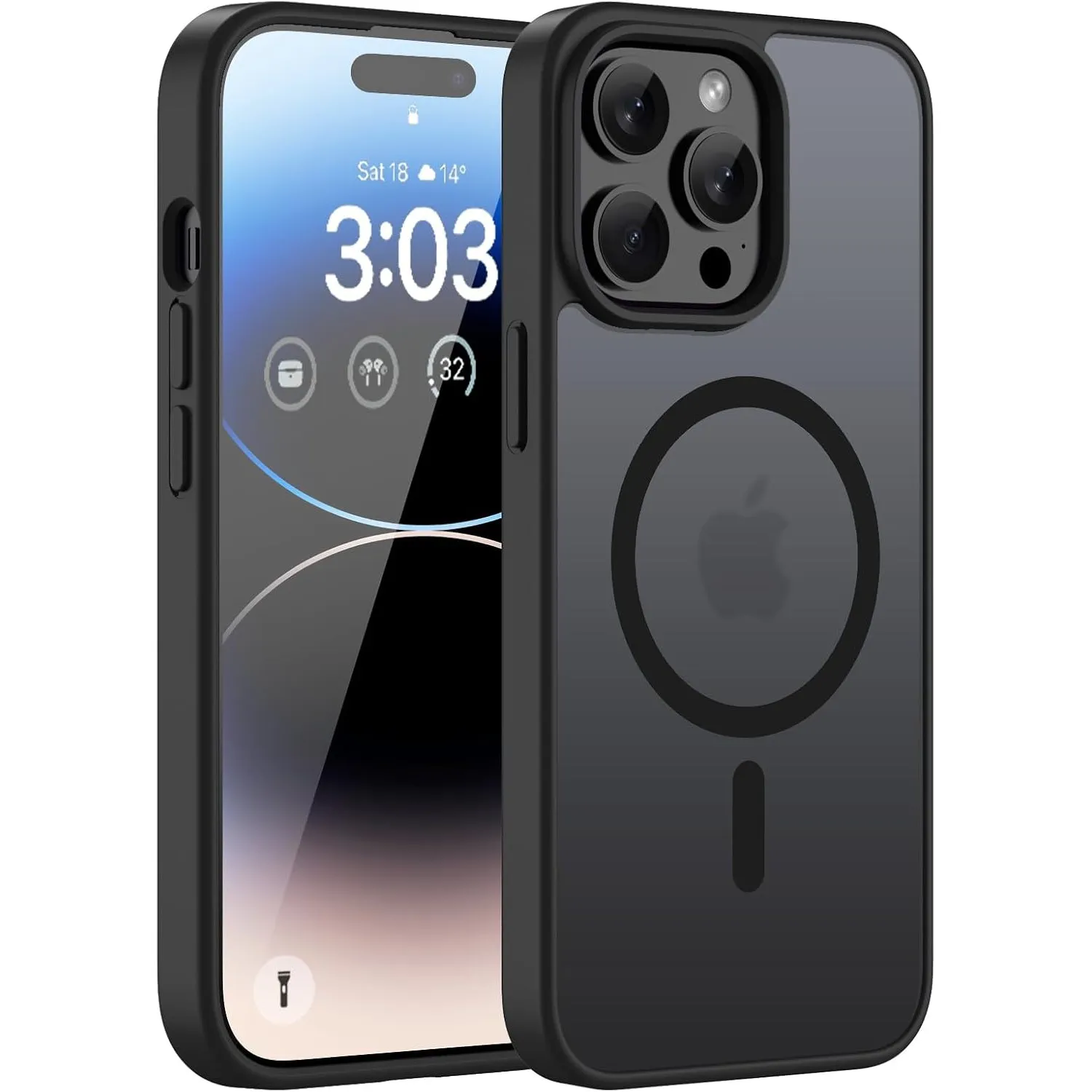 ORDA Magnetisch Hülle für iPhone 14 Pro Max 6,7 Zoll Kompatibel mit MagSafe,für iPhone 14 Pro Max Case Durchscheinende …