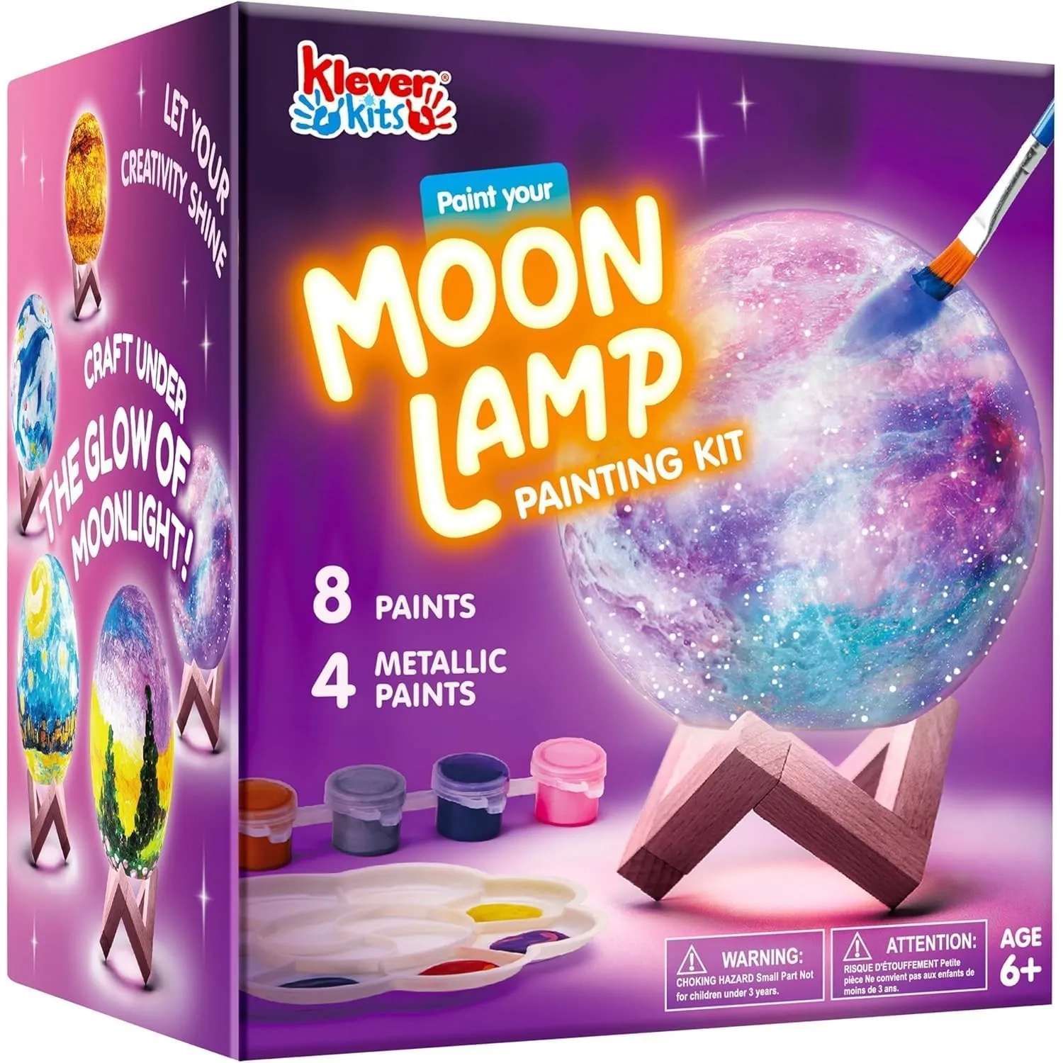 Klever Kits Basteln MondLampe Malset,DIY Mond Lampe Malset Kreativ Set für Kinder,Bastelset Kinder ab 6 7 8 9 10 11 12 …