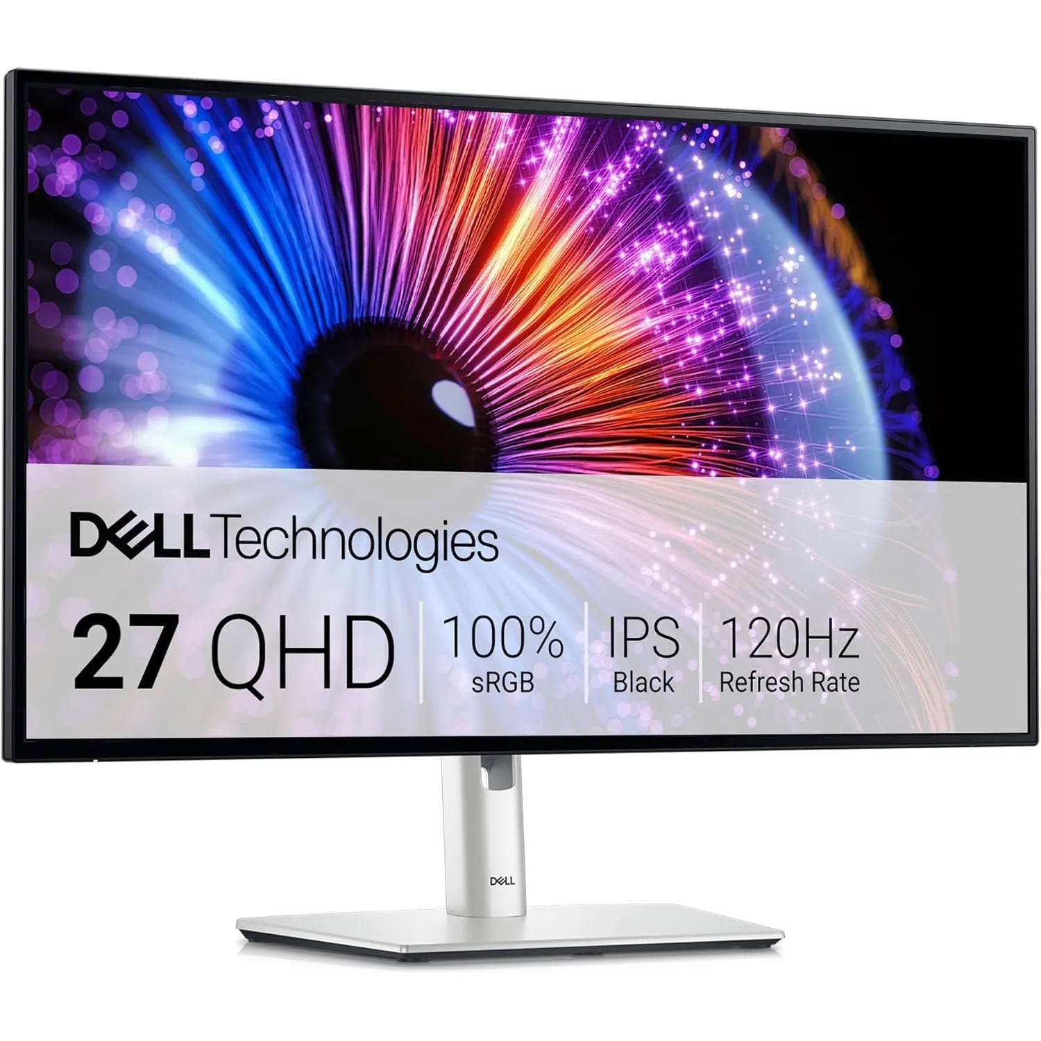 Dell UltraSharp 27 Monitor - U2724DE, QHD (2560x1440), 120Hz, IPS Black