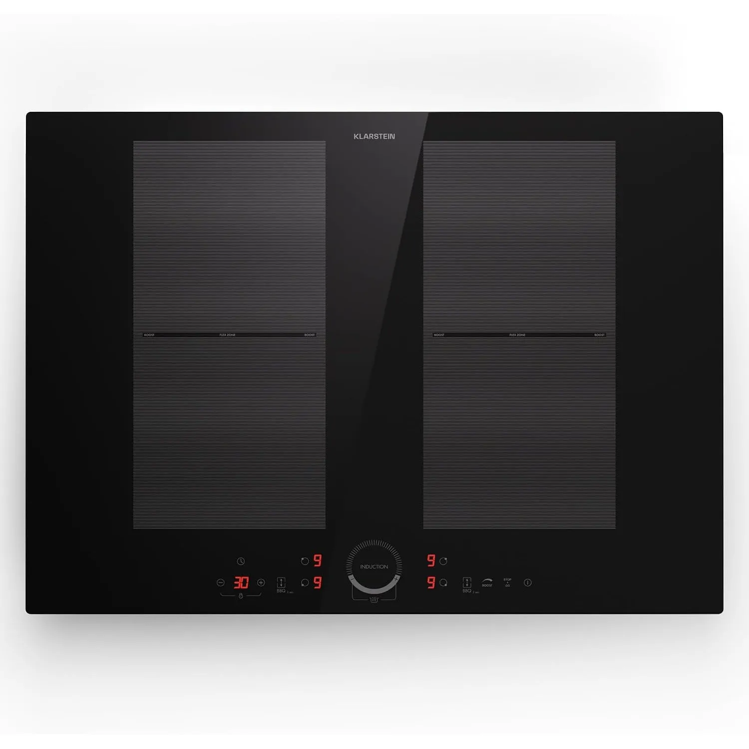 Klarstein Induktionskochfeld, Glaskeramik Kochfeld, 7000W Induktionskochfeld mit 4 Platten, mit Touch-Display und Timer…