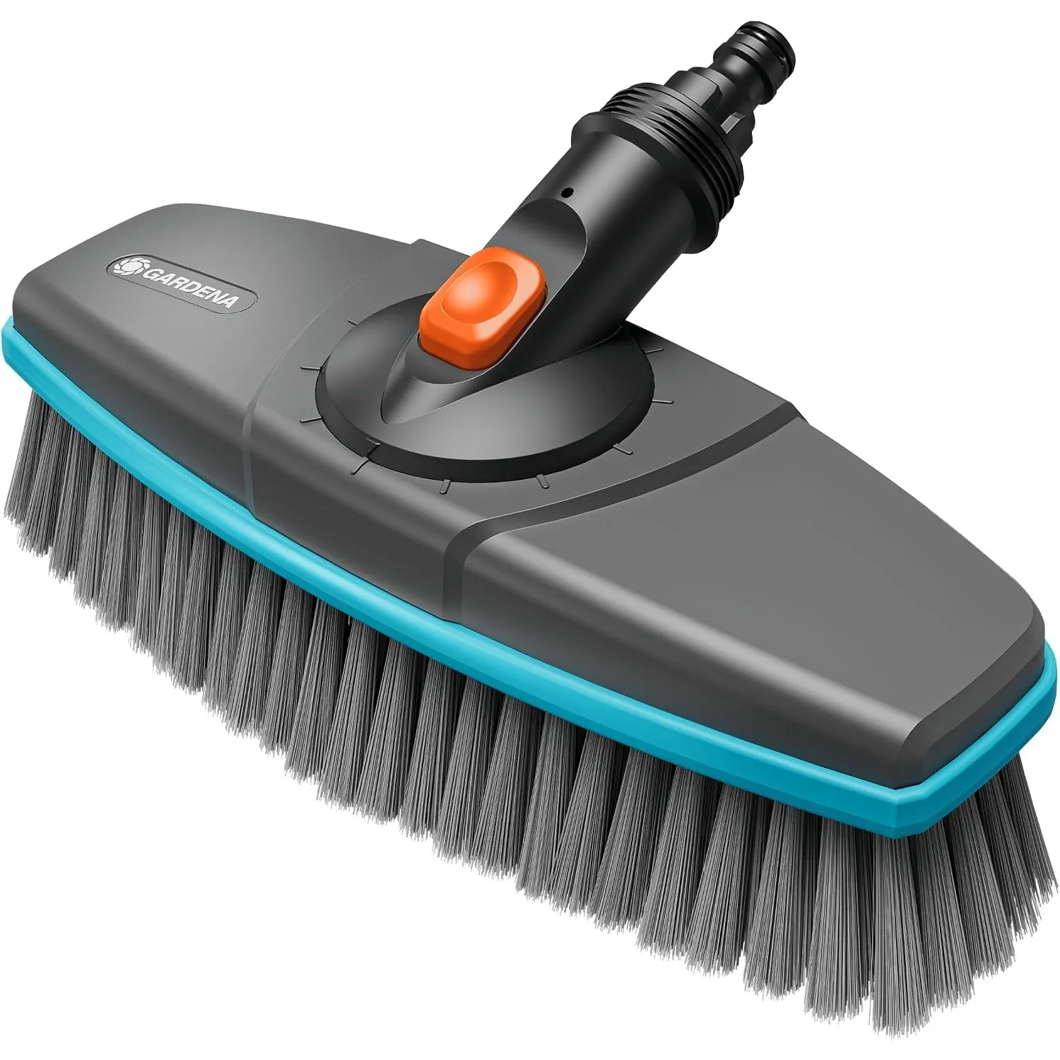 Gardena Cleansystem Stielbürste Soft: Bürste zum Reinigen von empfindlichen Oberflächen, weiche Borsten, drehbar, zum A…