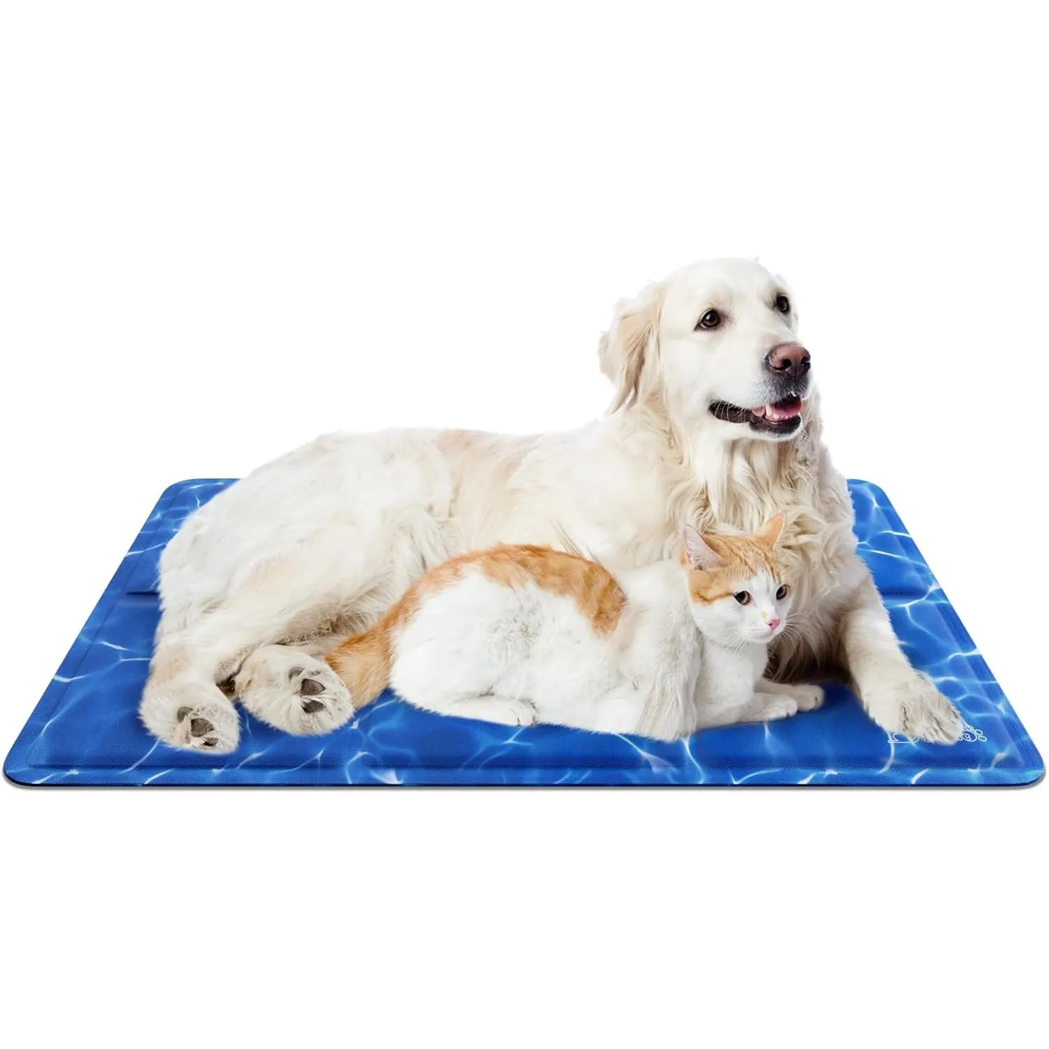 pecute Kühlmatte Hunde Katzen(120 * 75cm), Kuhlmatte für Hund und Katze mit Ungiftiges Gel,Selbstkühlende Kissen, Kühl …