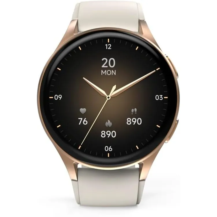 Hama Smartwatch mit GPS, Wasserschutz IP68, Telefonfunktion Gold