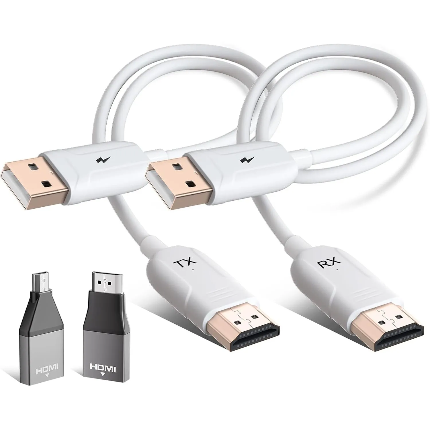 Wireless HDMI Transmitter and Receiver HDMI Wireless Adapter,Plug & Play