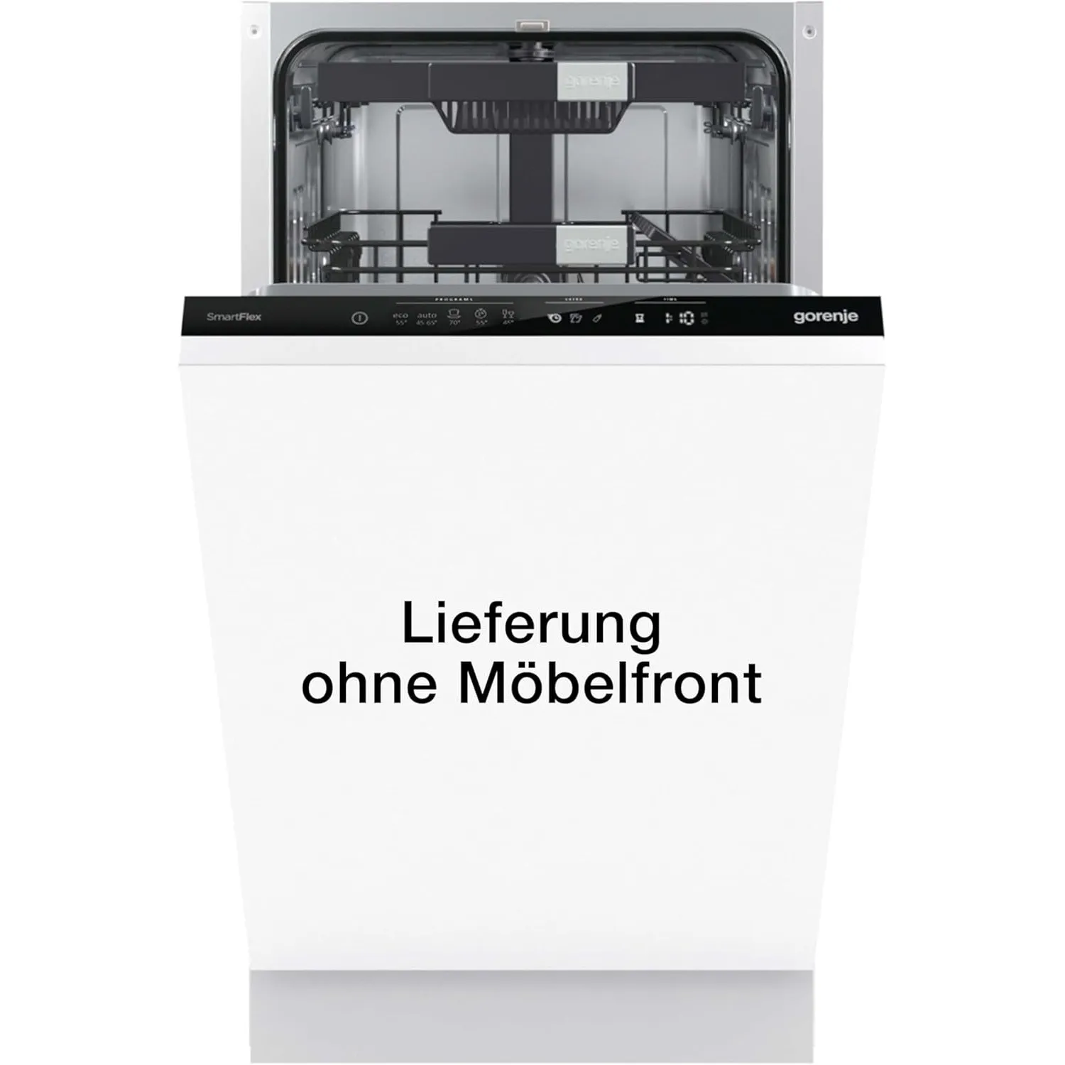 Gorenje GV583C10 Vollintegrierbarer Geschirrspüler, 45cm, 10 Maßgedecker, TotalDry automatische Türöffnung, ExtraHygien…