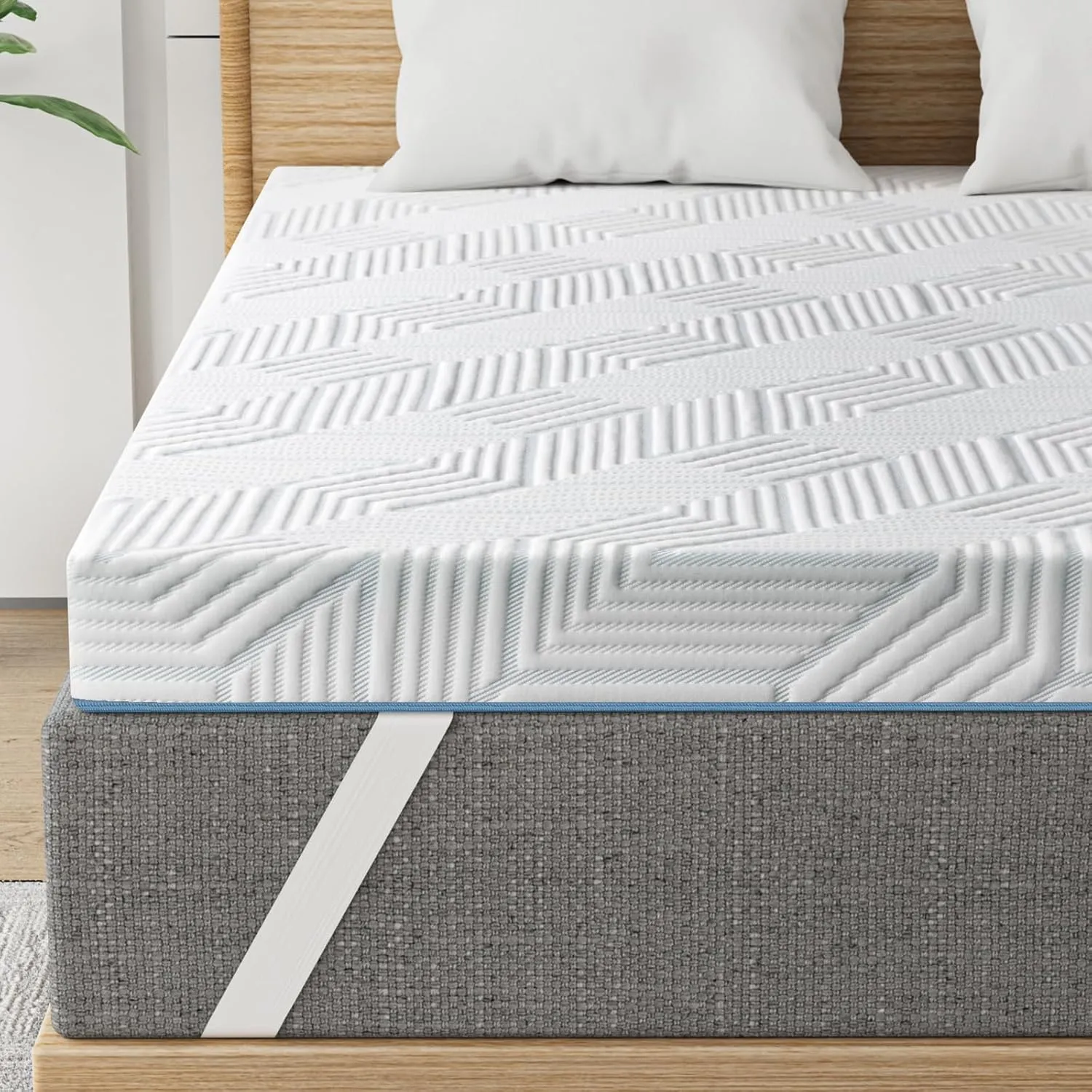 BedStory 10cm Höhe Topper 180x200cm,H3&H4 Gel Memory Foam Topper,Waschbarer Bezug, Matratzentopper für Boxspringbett Wo…