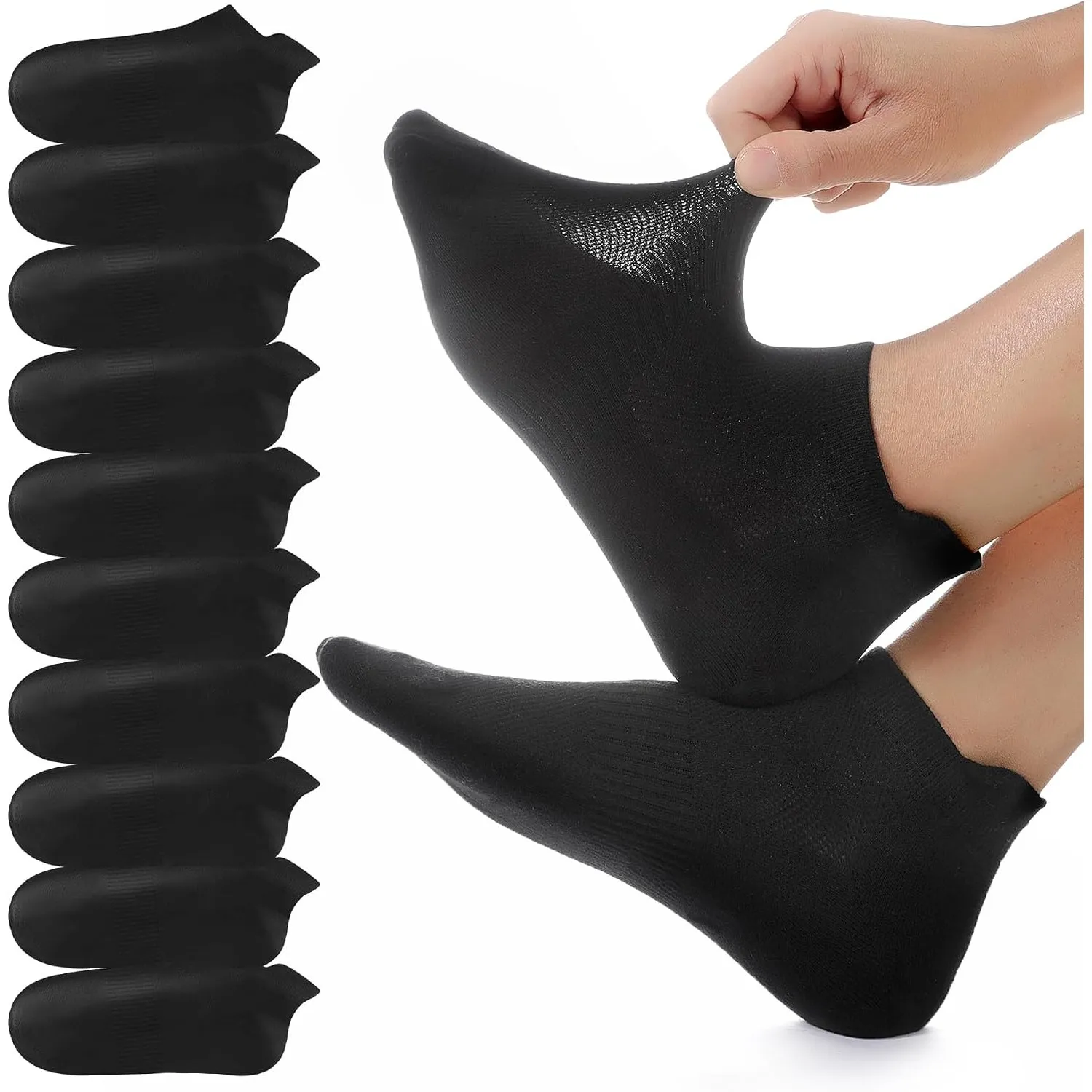 YouShow 10/20 Paar Sneaker Socken Herren Damen Atmungsaktive Kurz Socken