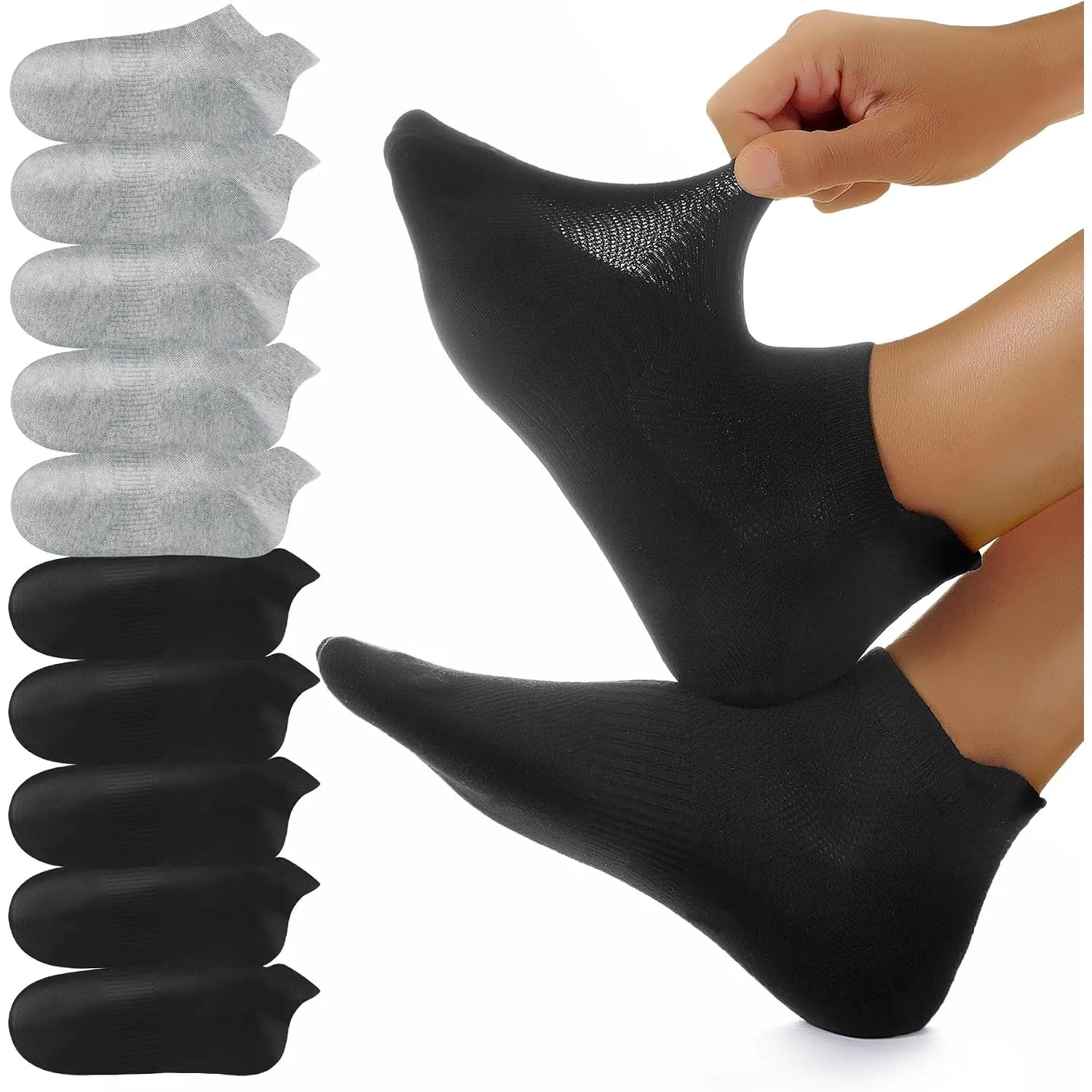 YouShow 10/20 Paar Sneaker Socken Herren Damen Atmungsaktive Kurz Socken