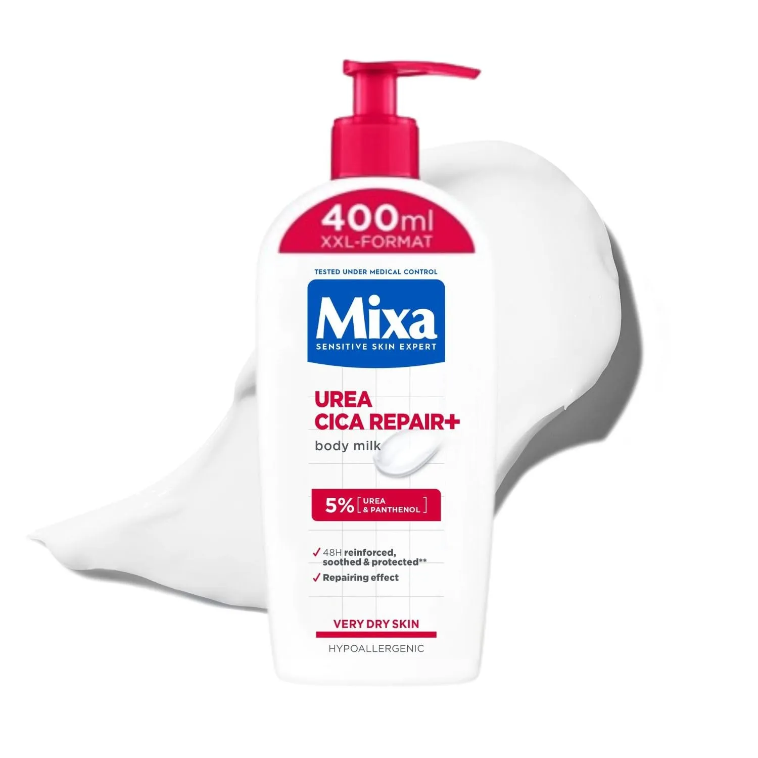 Mixa XXL Urea intensive, reparierende Bodylotion, für sehr trockene Haut