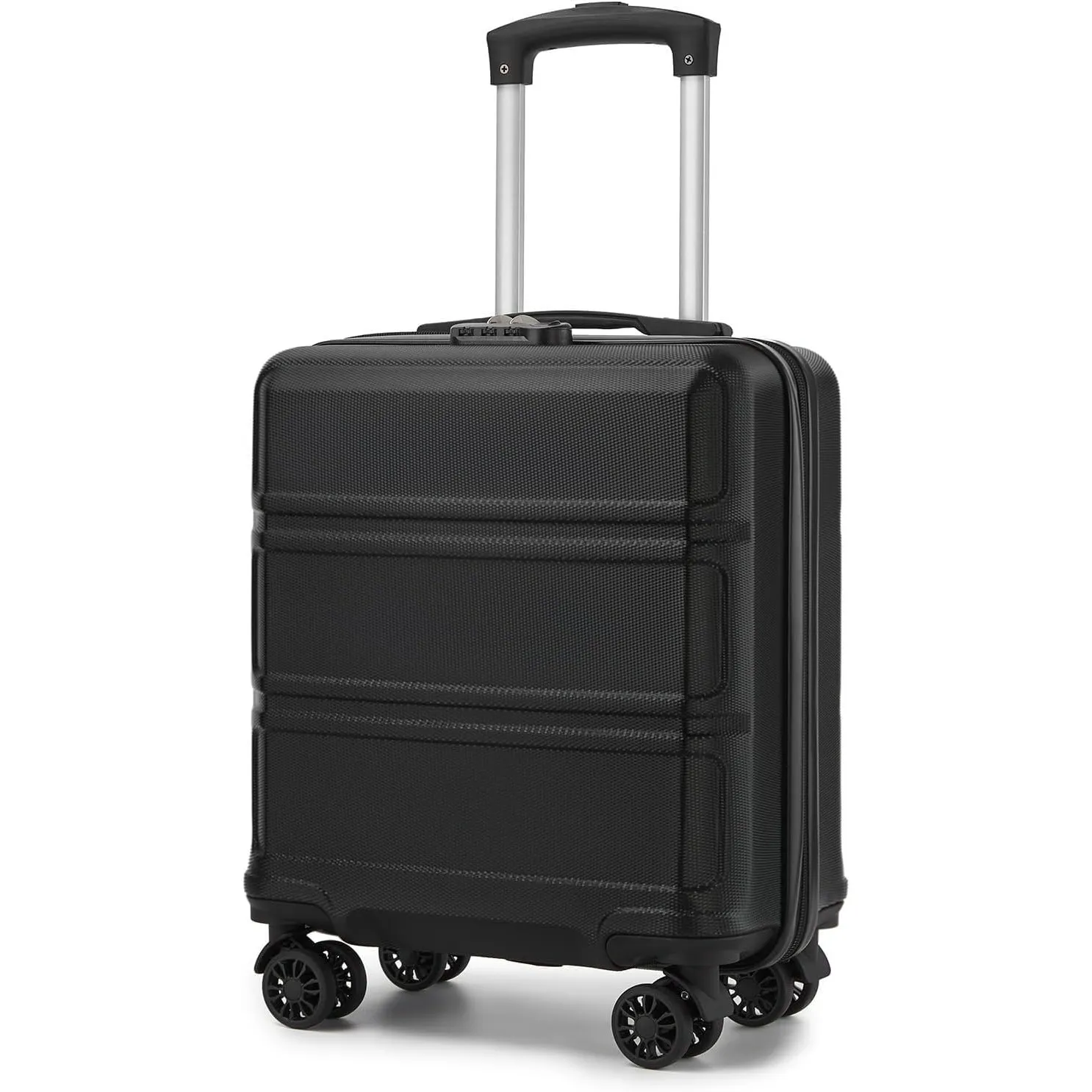 KONO Handgepäck Koffer 45x36x20 cm, Kleiner Hartschalenkoffer aus ABS+PC, Leichter Trolley für easyJet und Vueling, Bor…