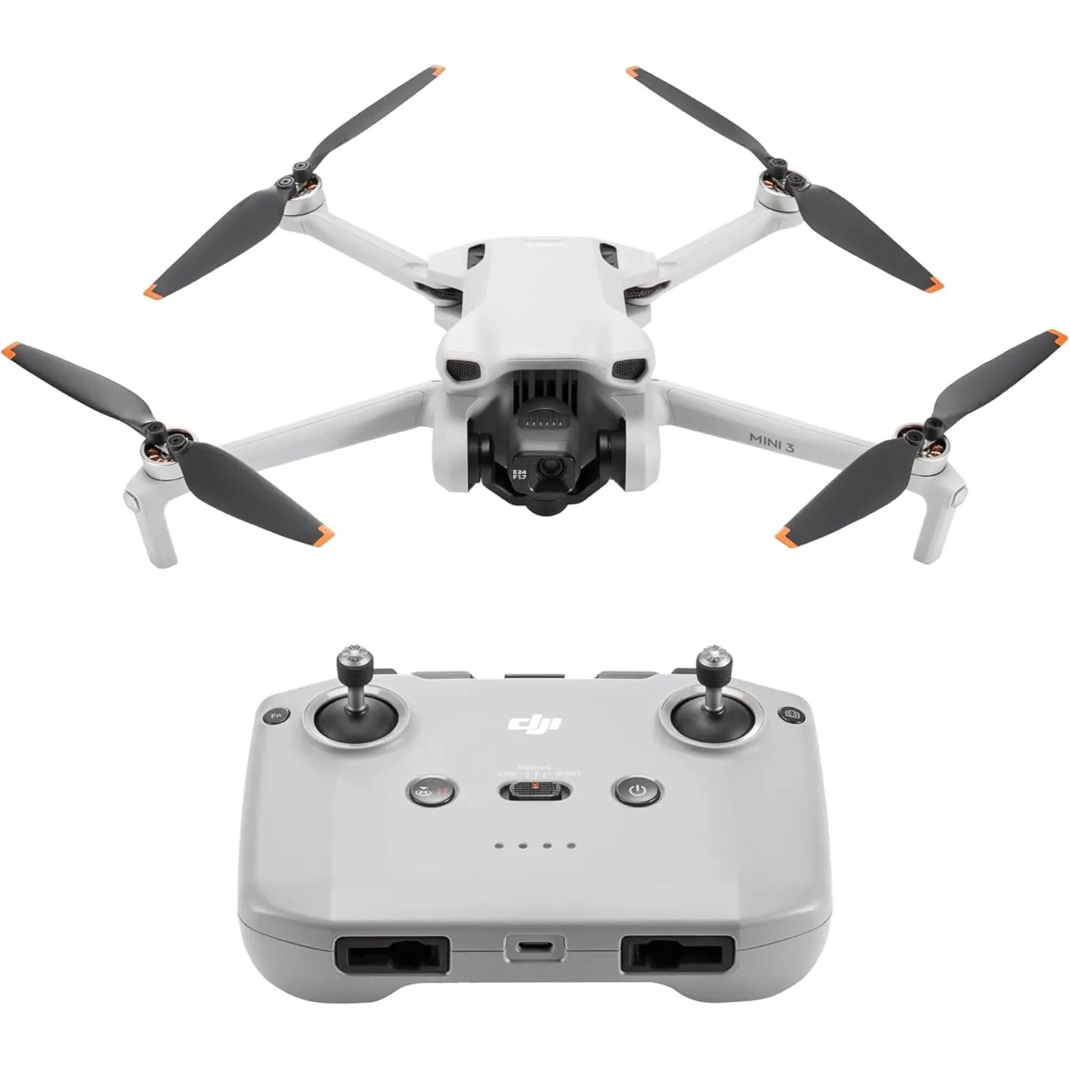DJI Mini 3 Drohne – Ultraleichte Faltbare 4K HDR Video Kameradrohne unter 249g, 38 min Flugzeit, Echte Vertikalaufnahme…