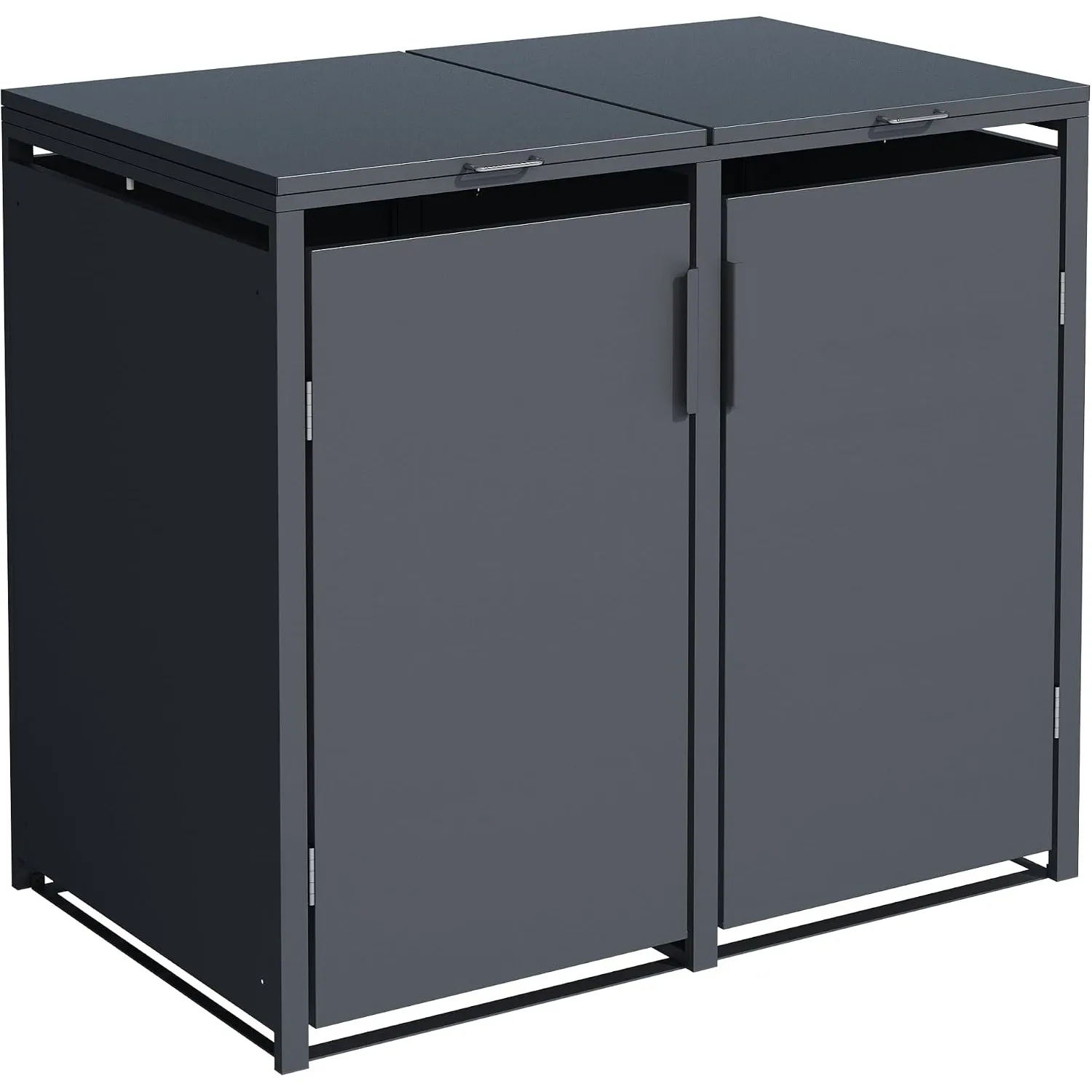 DEGAMO Mülltonnenbox MÜNCHEN 2-er für 2X 120 und 240 Liter Tonnen