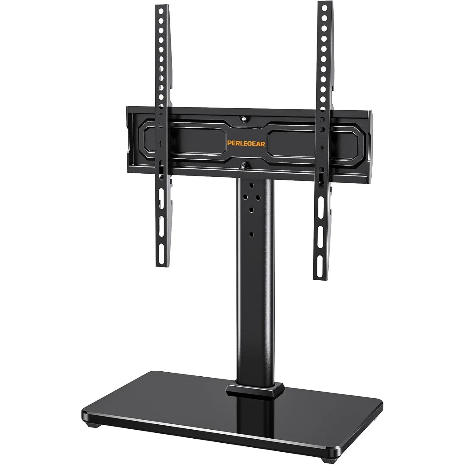 PERLEGEAR TV Standfuss TV Ständer Schwenkbar für 24-60 Flach & Curved Fernseher bis zu 45 KG, TV-Standfüße Höhenverstel…