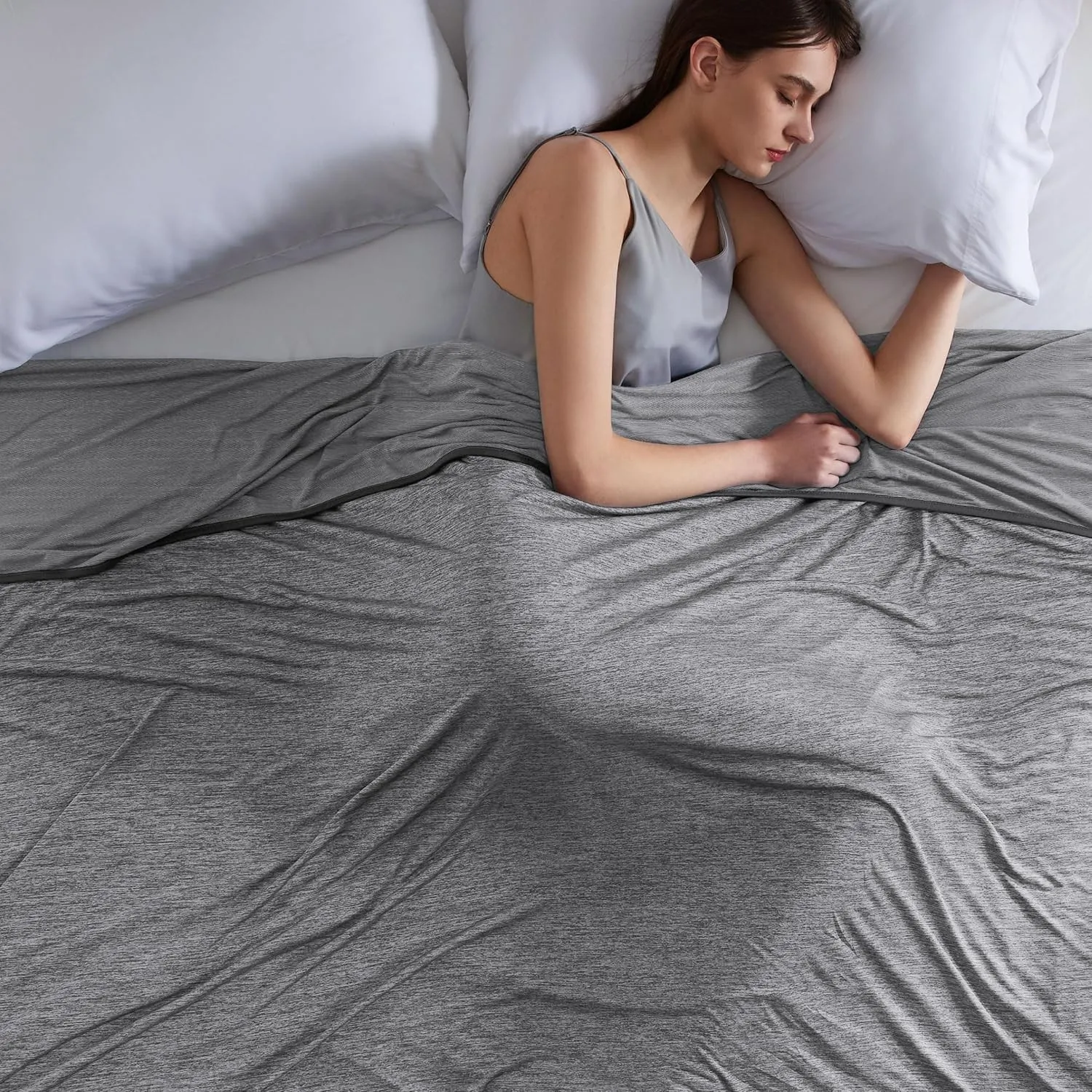 BEDSURE Kühldecke Kühlende Decke für Sommer - Sommerdecke Leichte Kühlfasern mit Arc-Chill Q-Max>0.4, Kühldecke Bett Se…