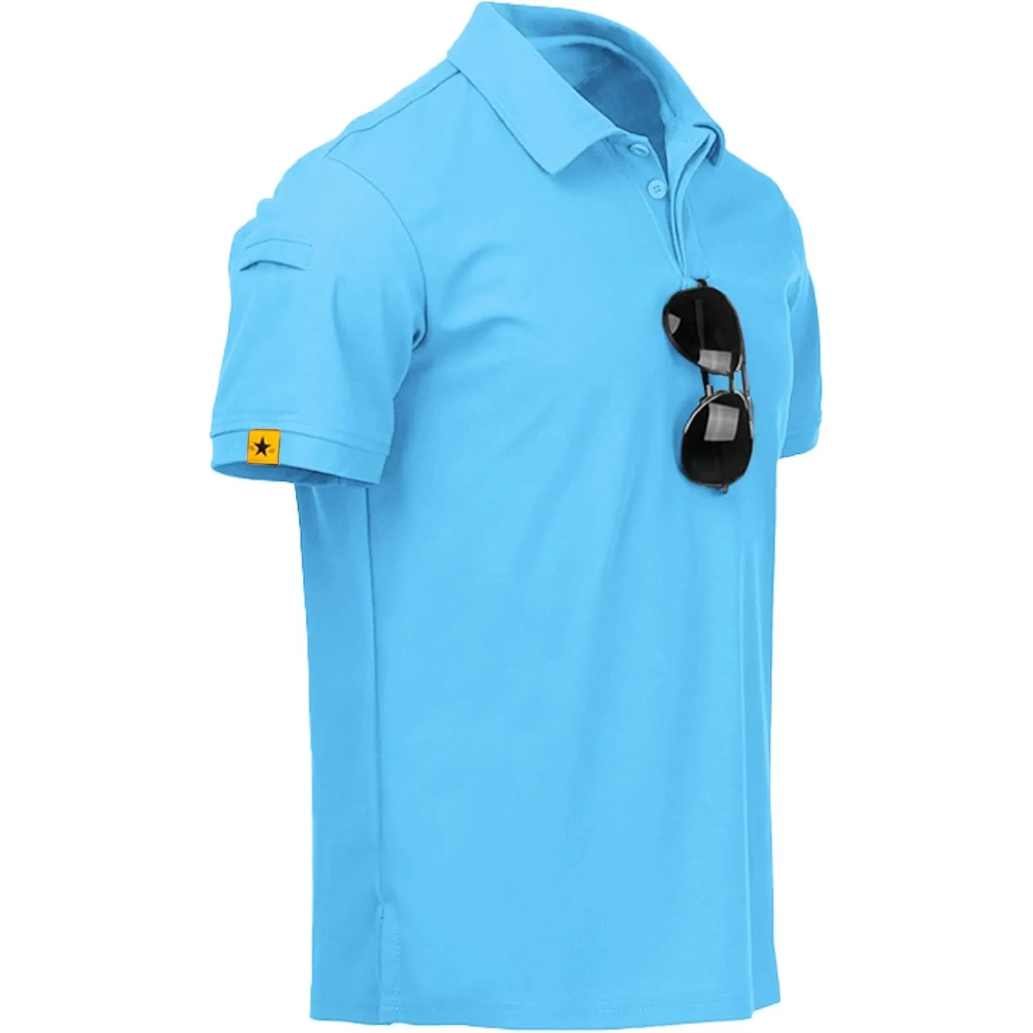 JACKETOWN Poloshirts Herren Kurzarm Atmungsaktives Schnelltrocknend Poloshirts Männer Tennis Sommer Knopfleiste T-Shirt…