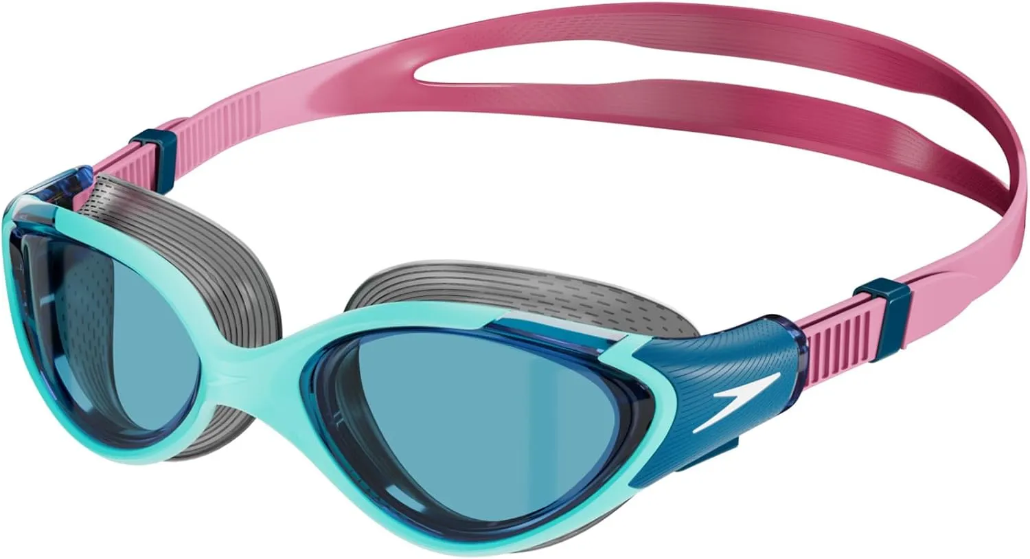 Speedo Women's Biofuse 2.0 Swimming Goggles | Female Design | Patented Adjust Mechanism | Anti-fog | Anti-leak | Comfor…
